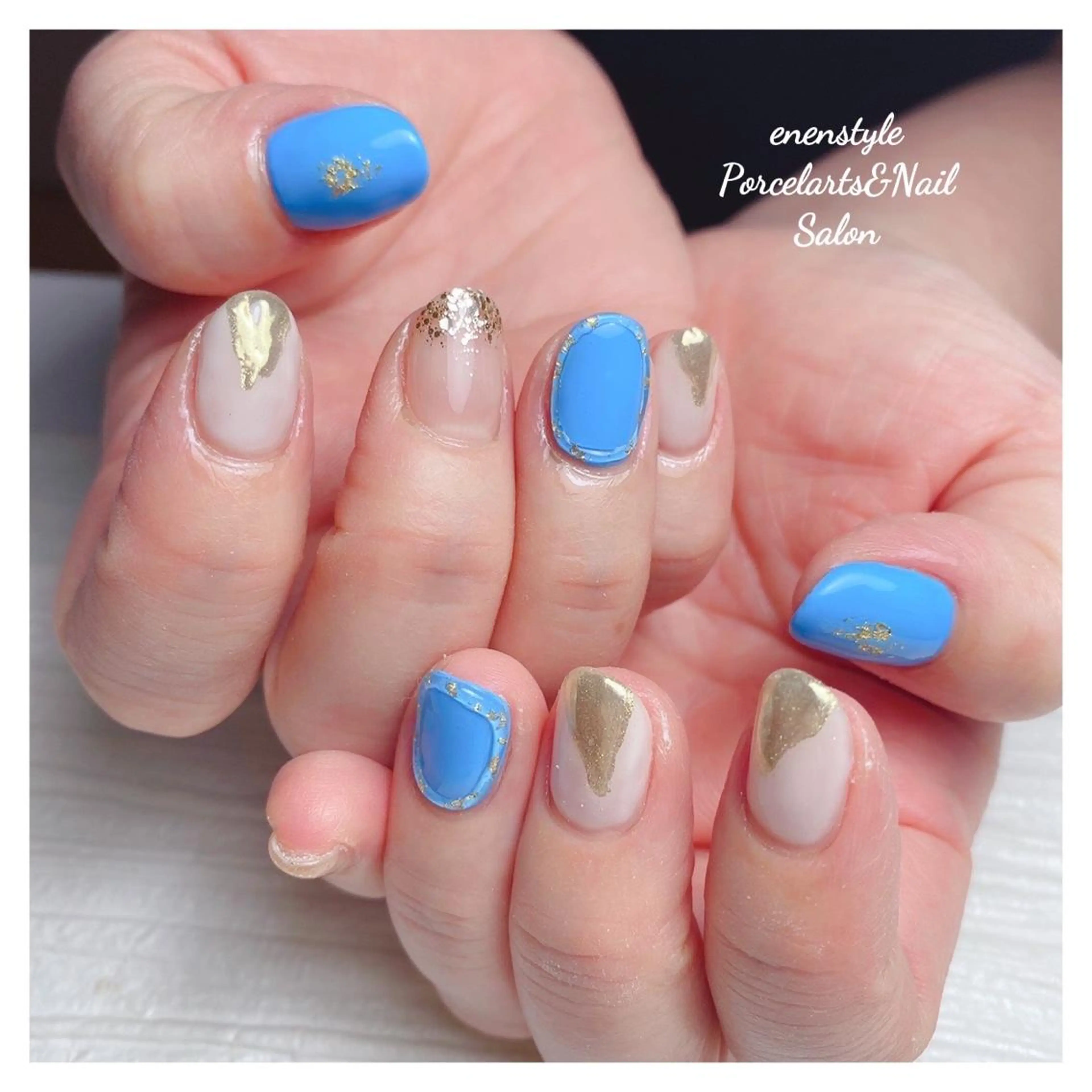 ミディアム ネイル 👑enen style👑のネイルデザイン