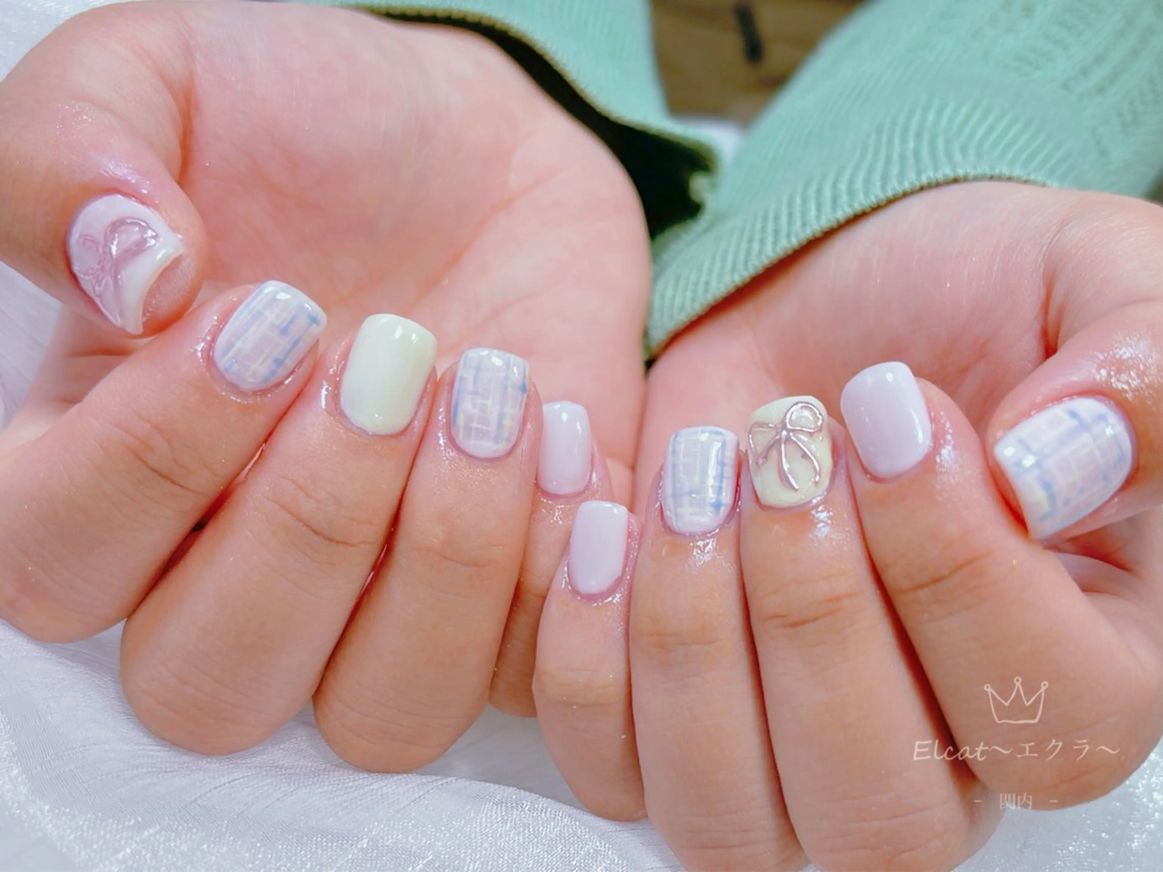 ネイル ネイルサロンエクラ 🫧Shizukaのネイルデザイン