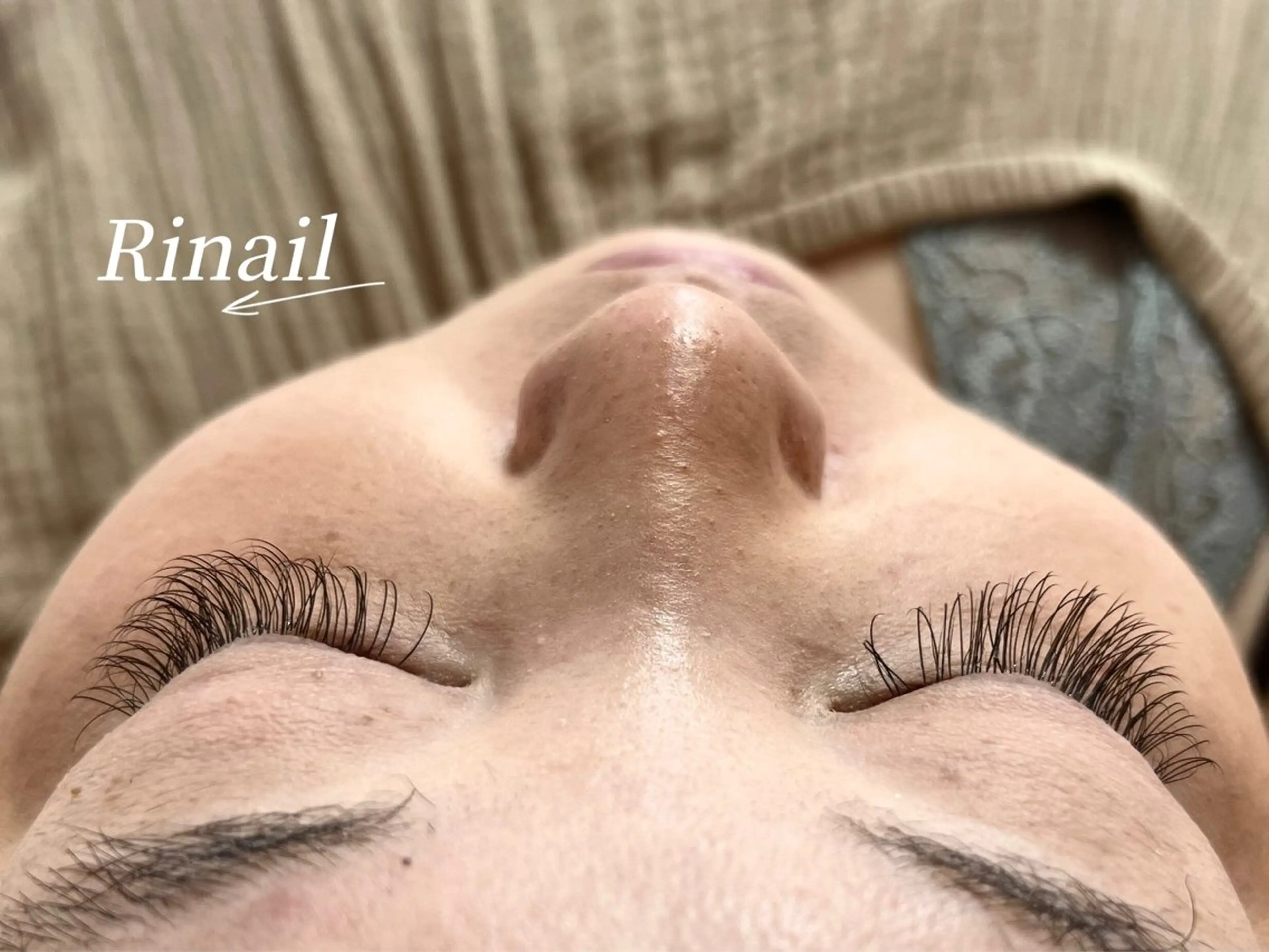 マツエク・マツパ バインドロック フラットラッシュ ナチュラル パリジェンヌラッシュリフト まつげパーマ YK Rinのネイルデザイン