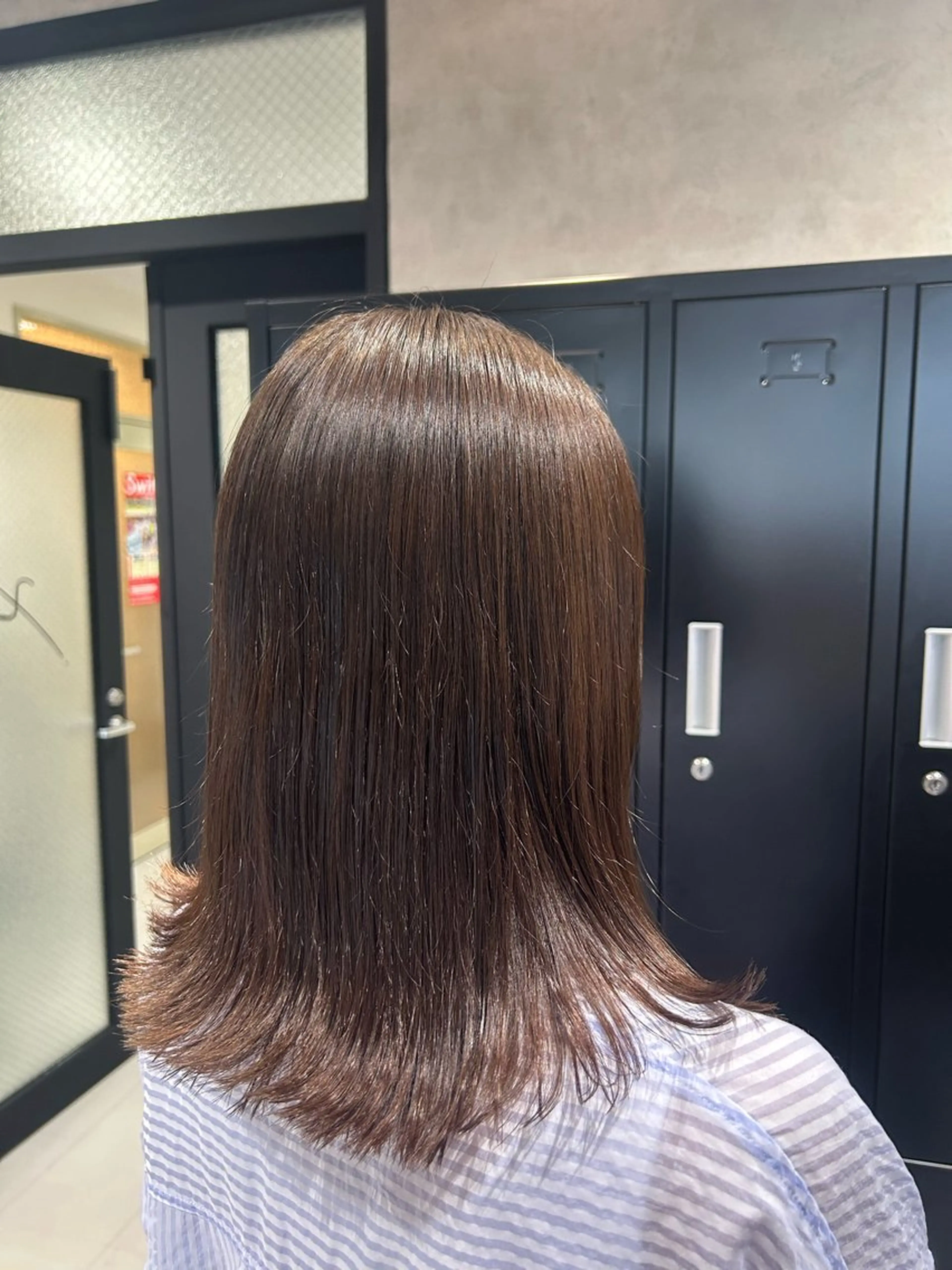 セミロング カラー ヘアカラー トリートメント 《.Xian》リク /透明感カラー/艶髪のヘアスタイル