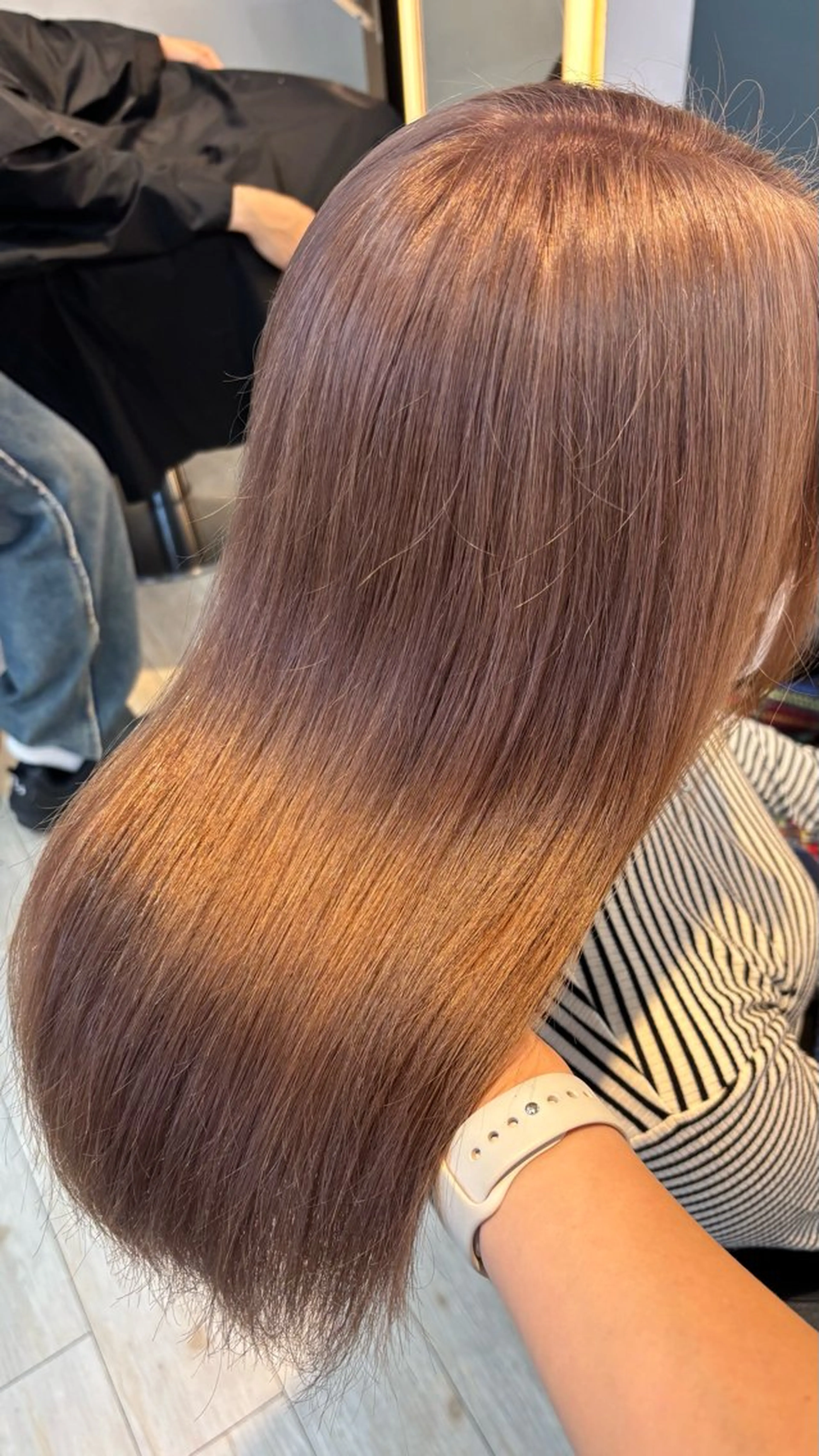 カラー ベージュカラー ブリーチ ケアブリーチ ミルクティーベージュ 髪質改善 miyu/ボブ/ 透明感カラー/栄のヘアスタイル