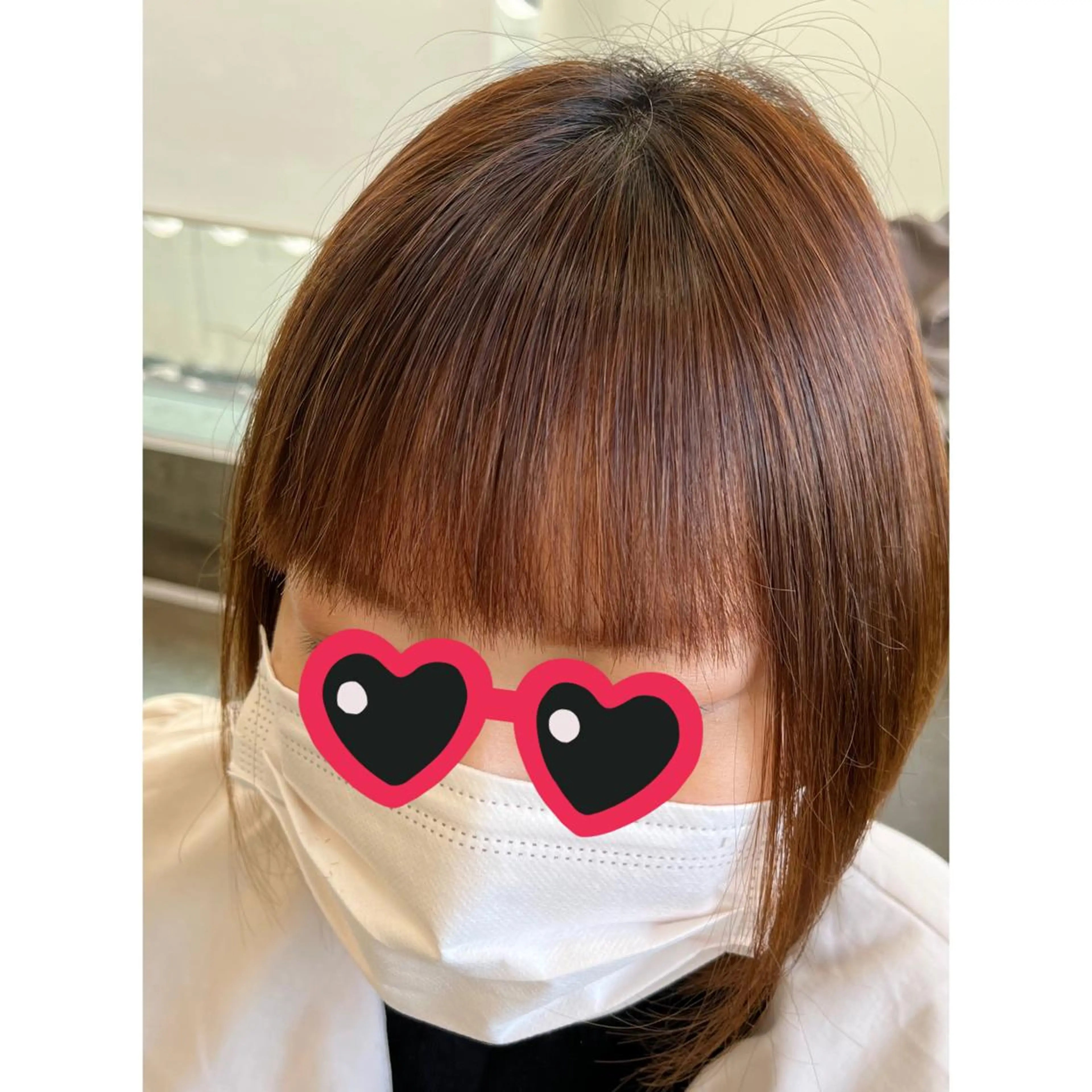 パーマ ストレートパーマ 松本 玲菜のヘアスタイル