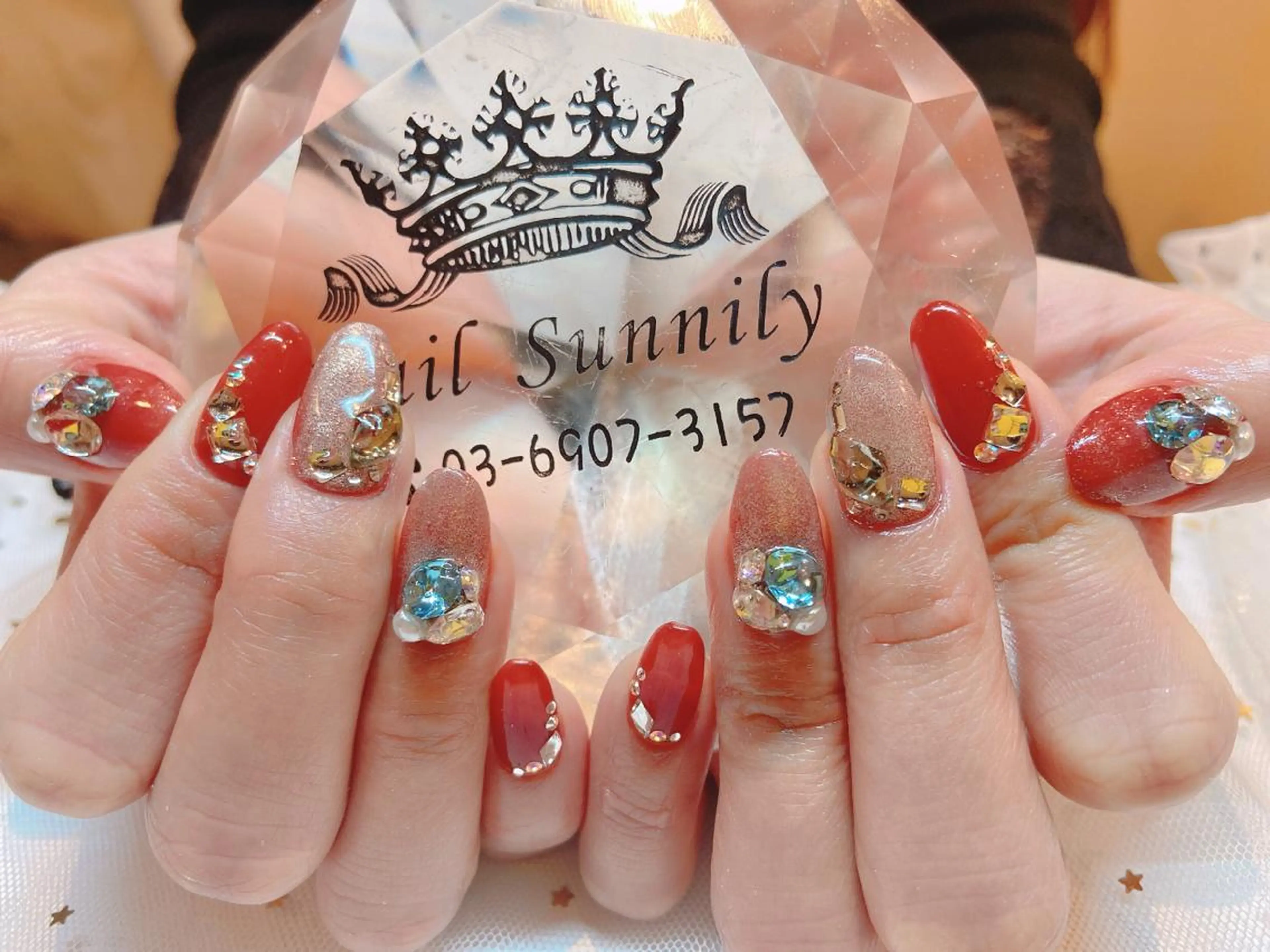 ネイル 長さだし専門店 M2　rikaのネイルデザイン