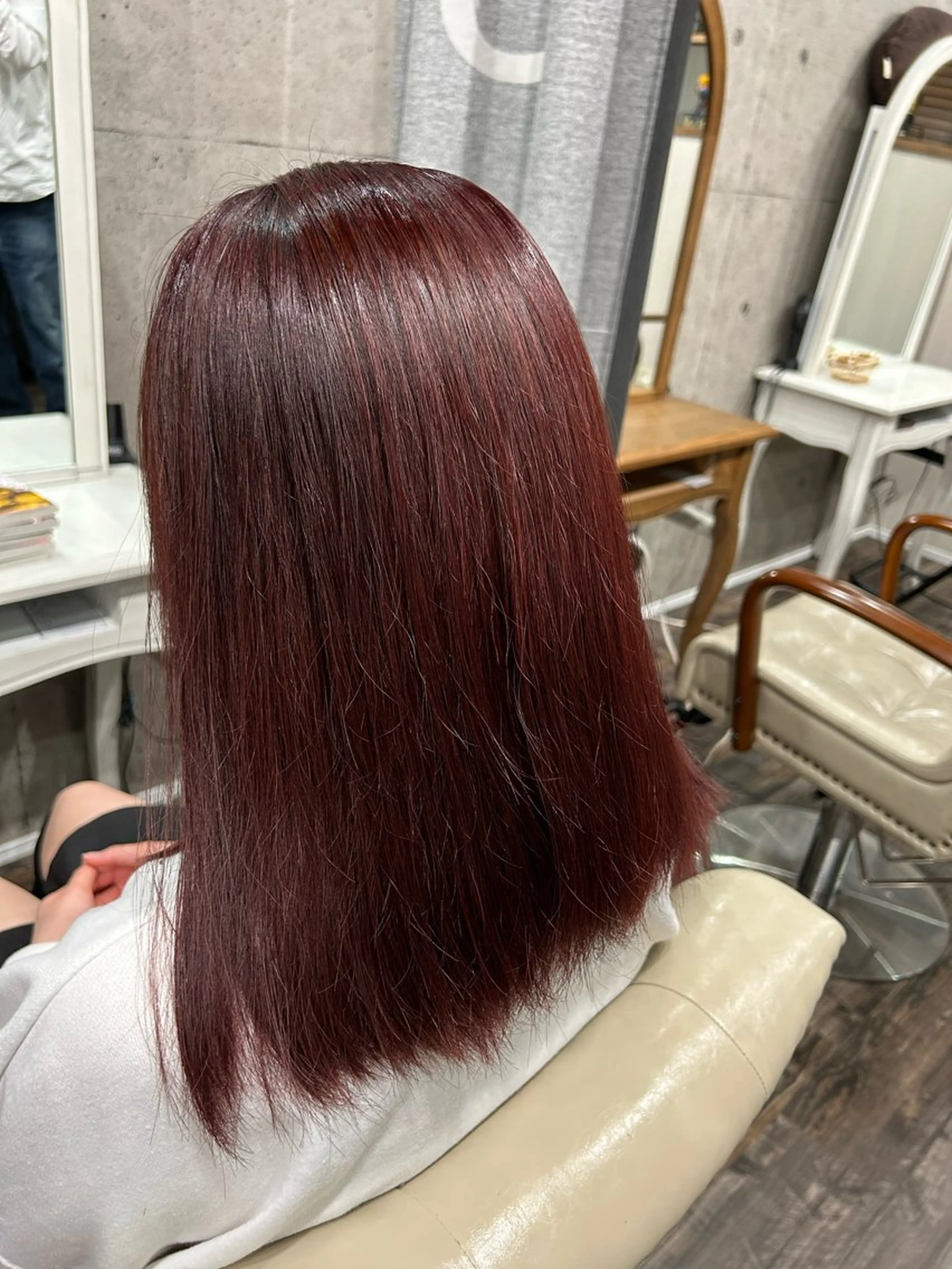 カラー ブラウンカラー ピンクカラー 今野 詩音のヘアスタイル