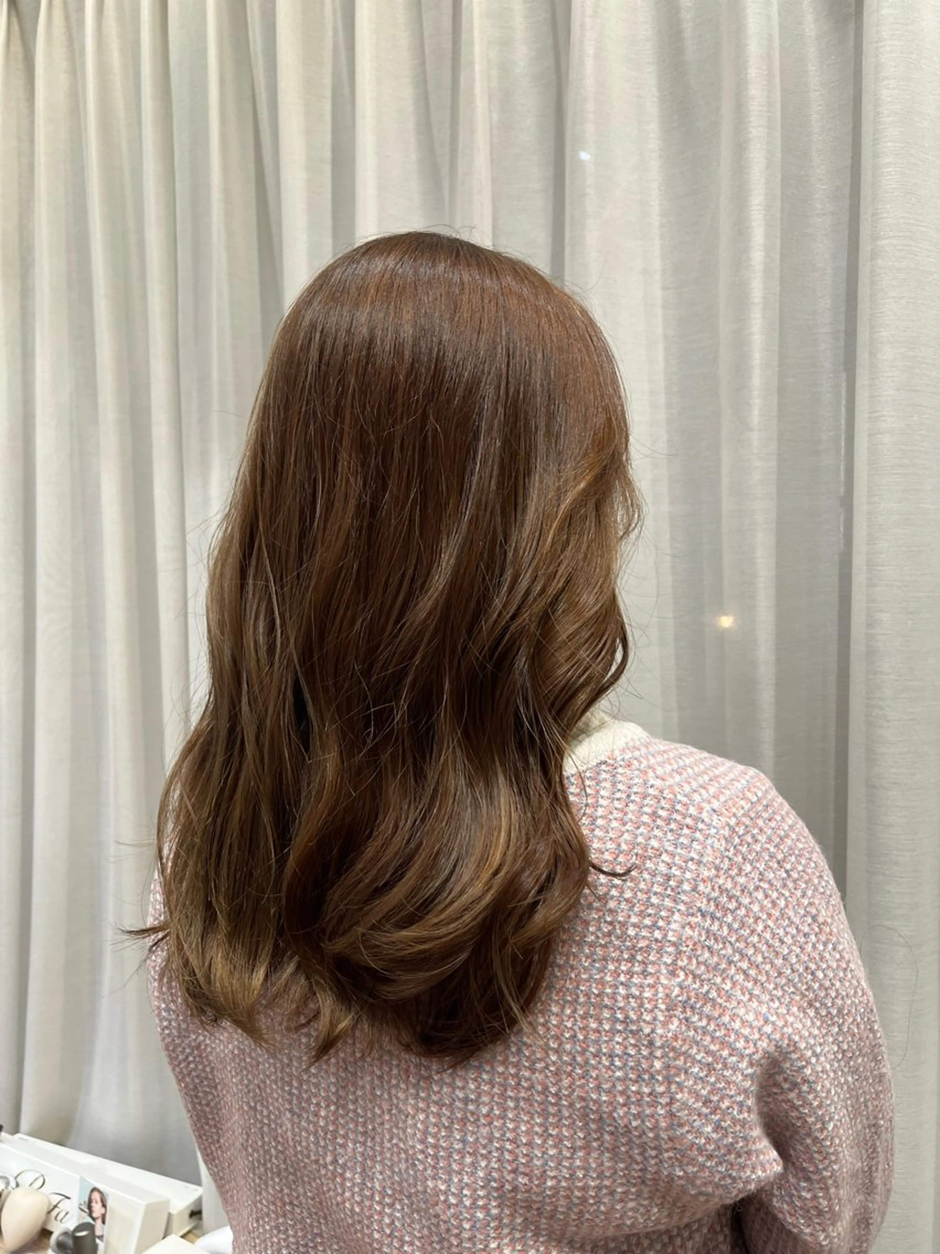 ミディアム 暖色カラー/似合わせ カット/名古屋/辻のヘアスタイル