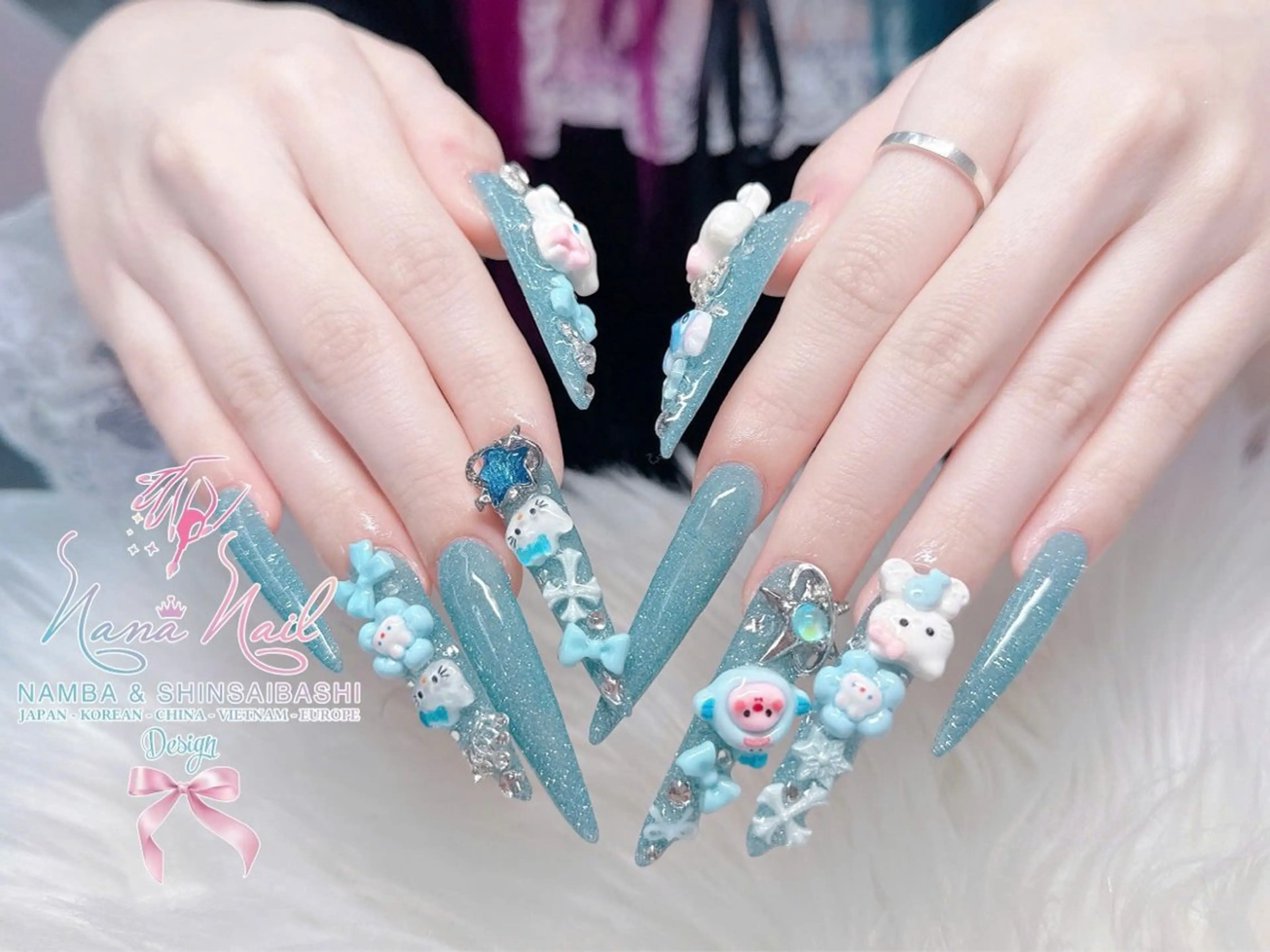 ロング 79Linanailnamba所属・Linanail Nambaのネイルデザイン