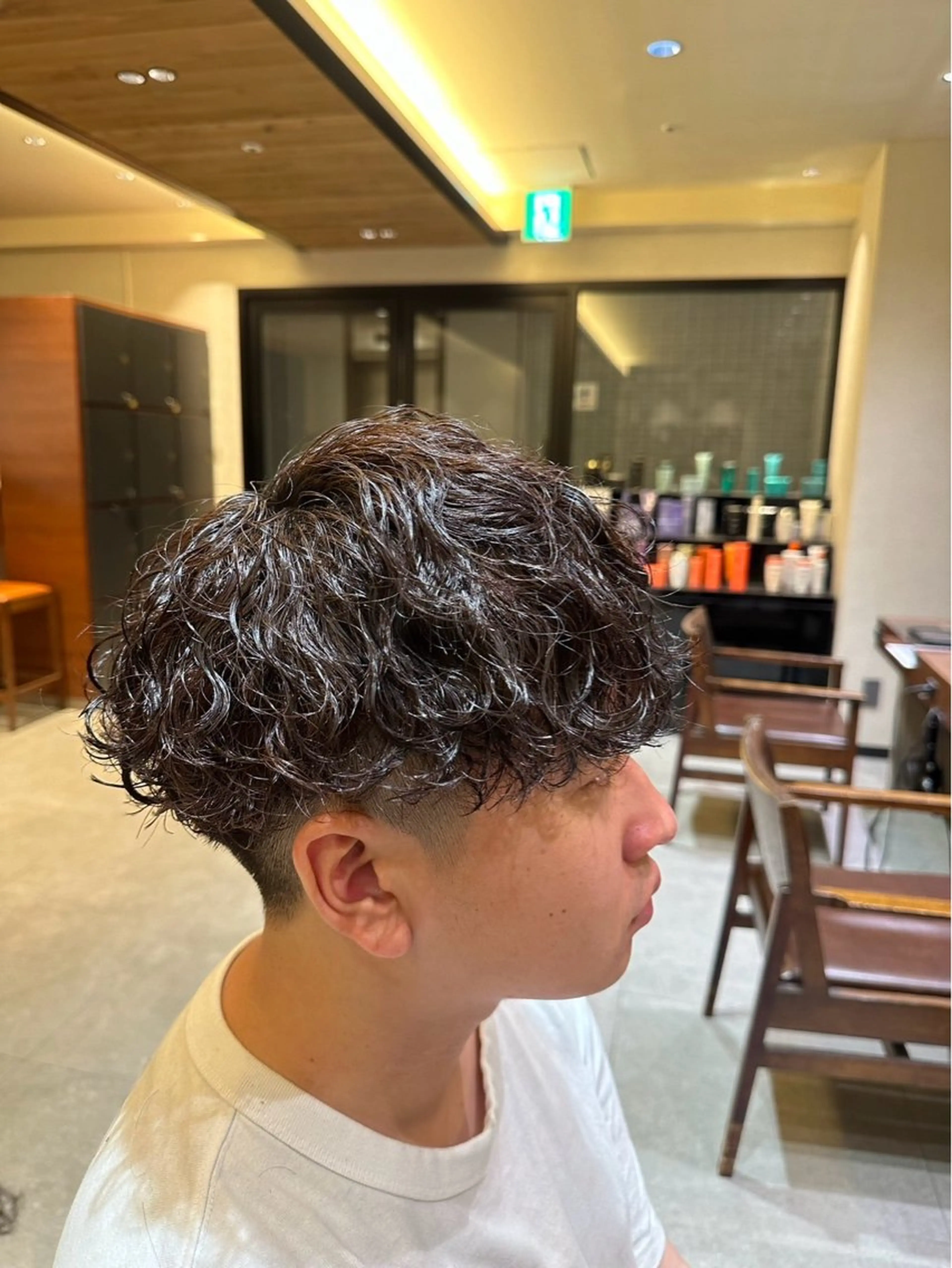 【U-28限定】メンズカット＋波巻きパーマの写真