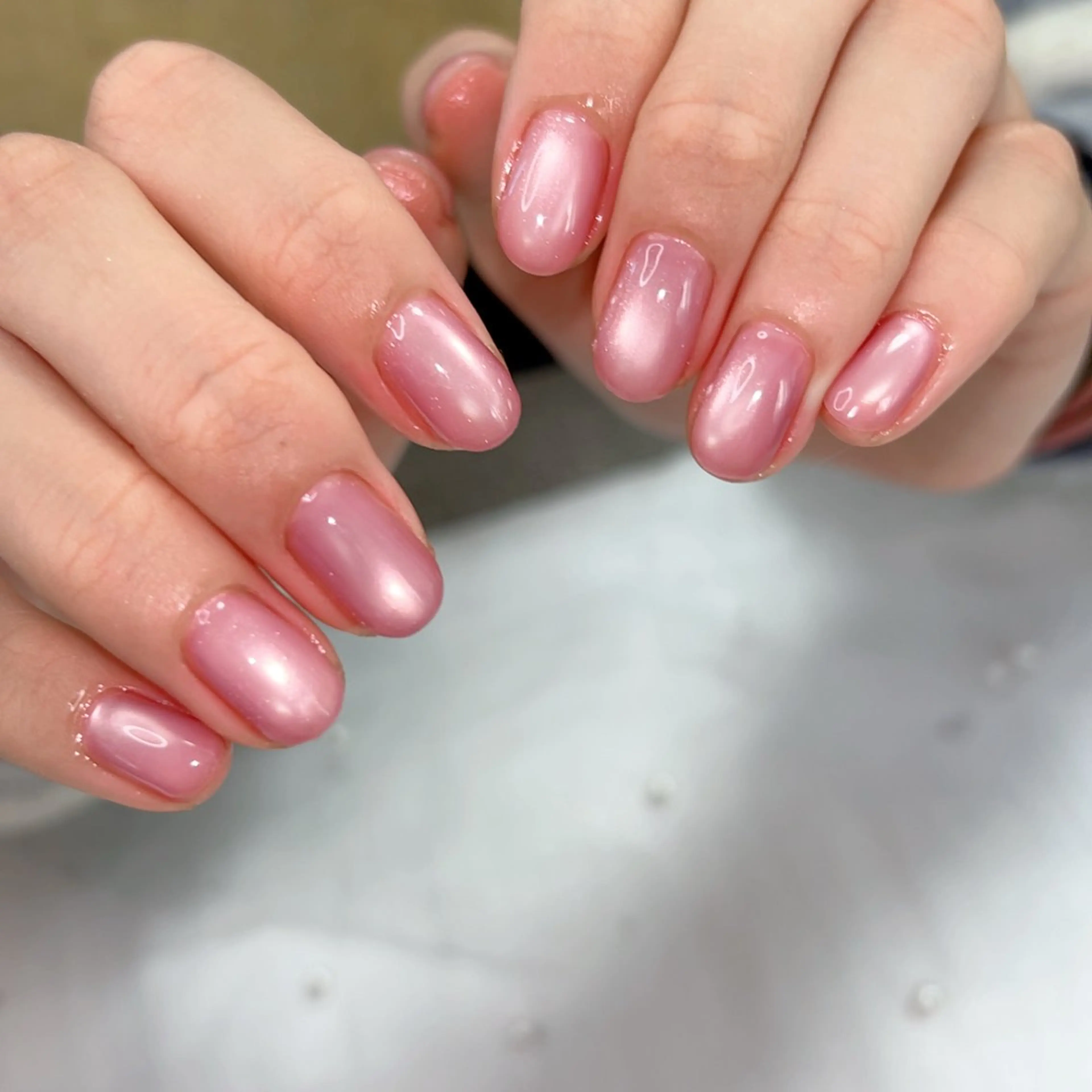 ネイル アートネイル フレンチネイル ジェルネイル グラデーション マグネットネイル ハンドネイル Cute Tips nailのネイルデザイン