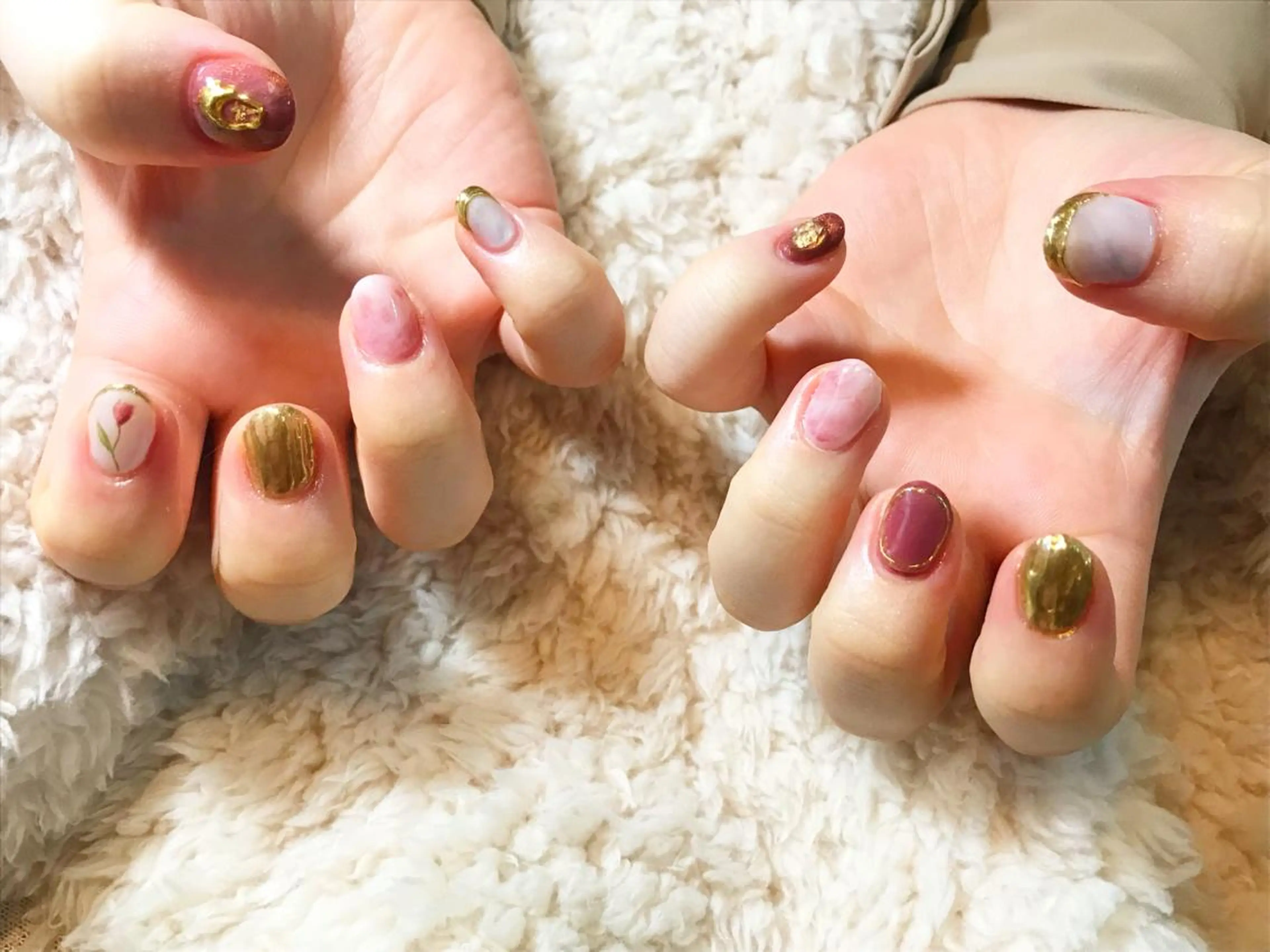 ネイル アートネイル ハンドネイル フットネイル GéRanium Harukaのネイルデザイン