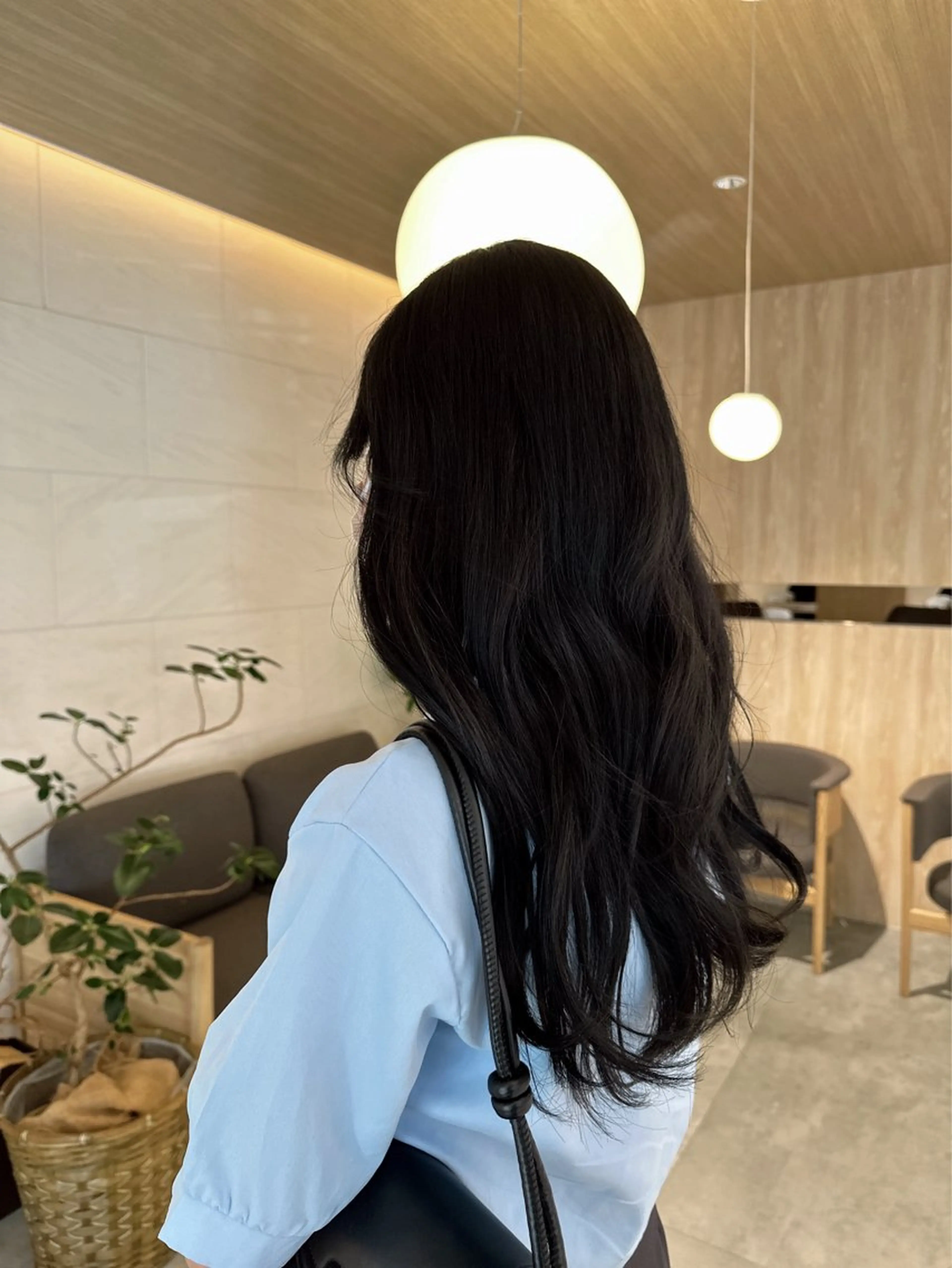 ロング 大島 希美のヘアスタイル