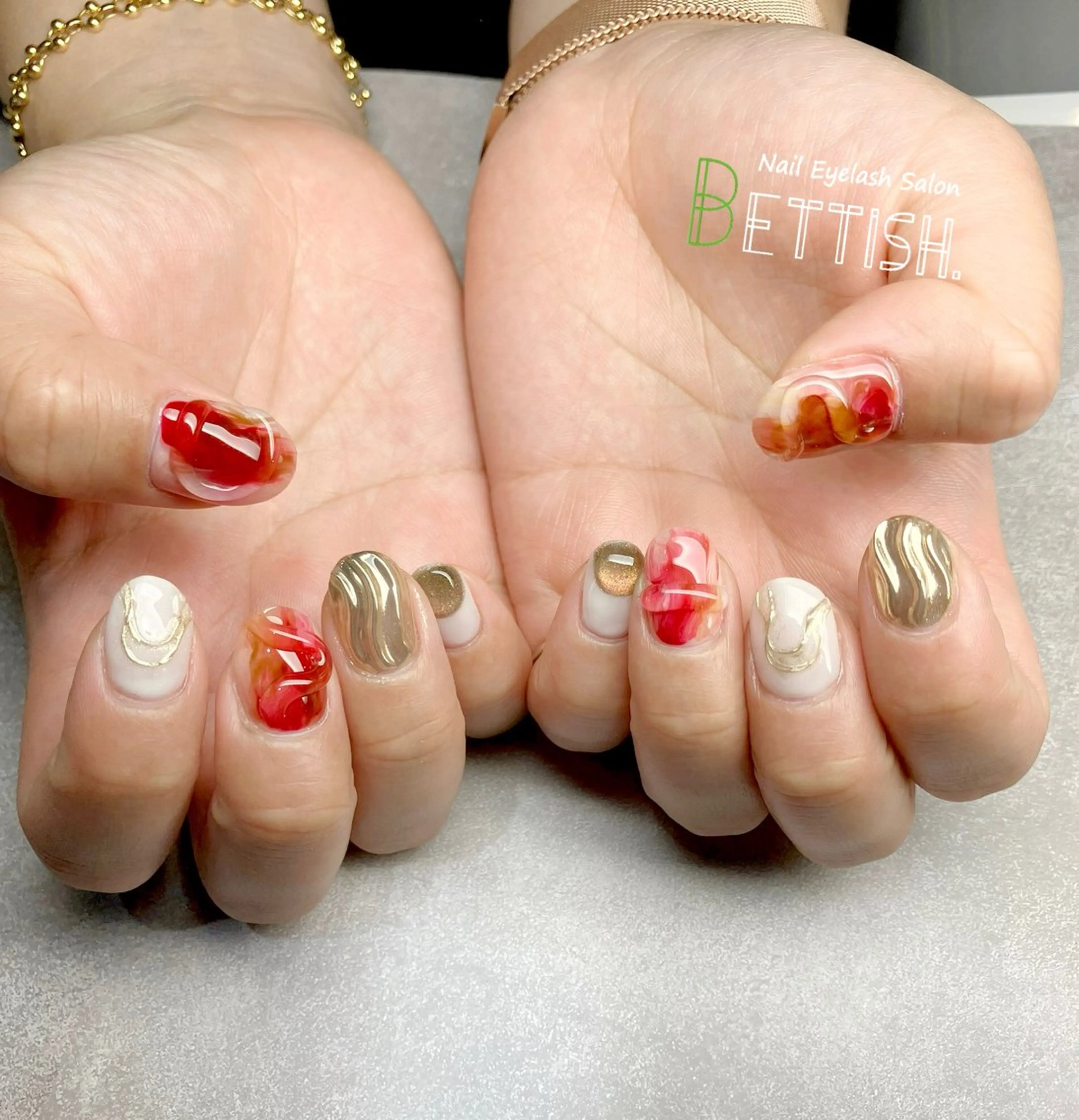 ネイル 持ち込み ニュアンスネイル ハンドネイル BETTISH. KUMIKO☺︎︎のネイルデザイン