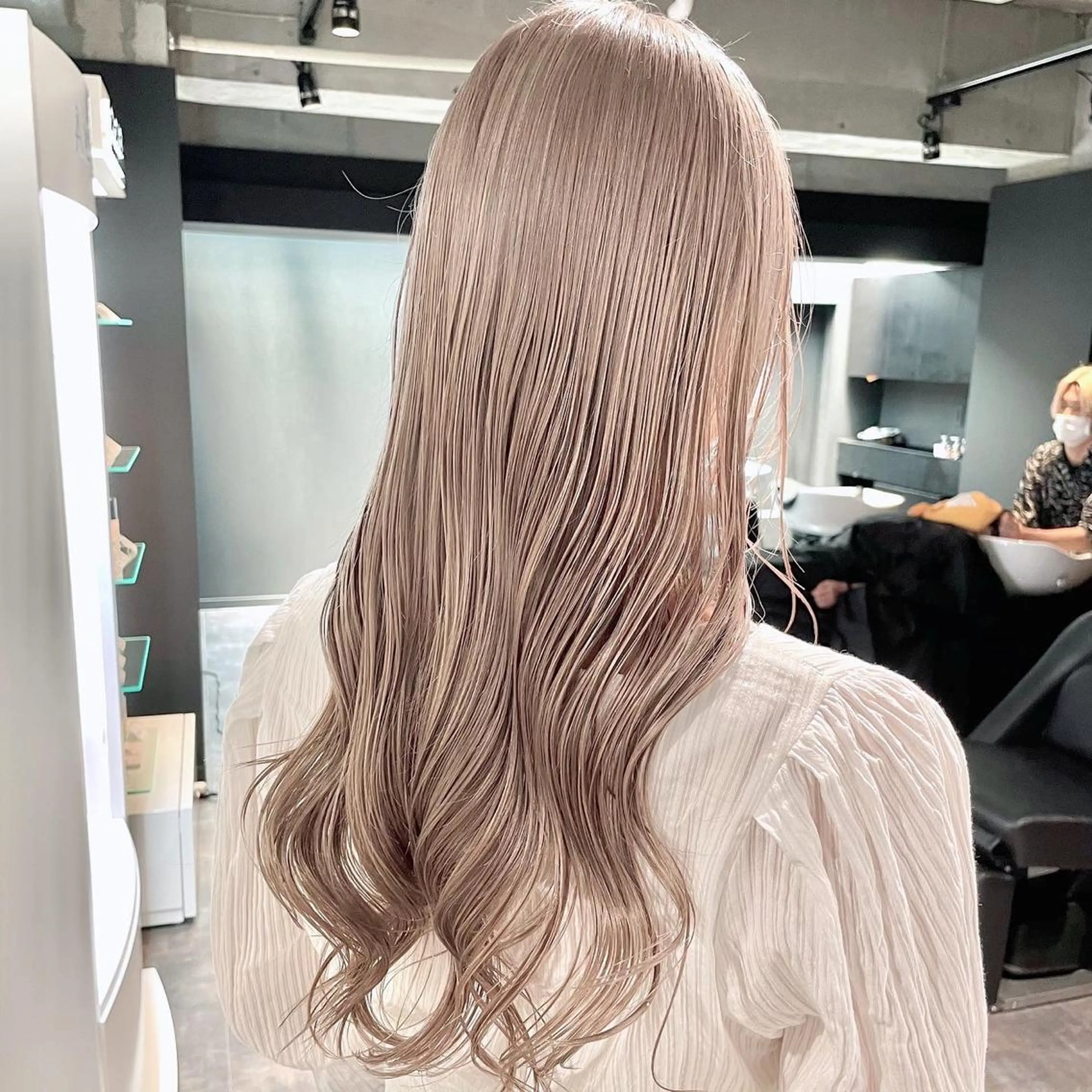 ロング カラー ハイトーンカラー ヘアカラー トリートメント MiL所属・✨ハイトーン✨ 濱田知孝のヘアスタイル