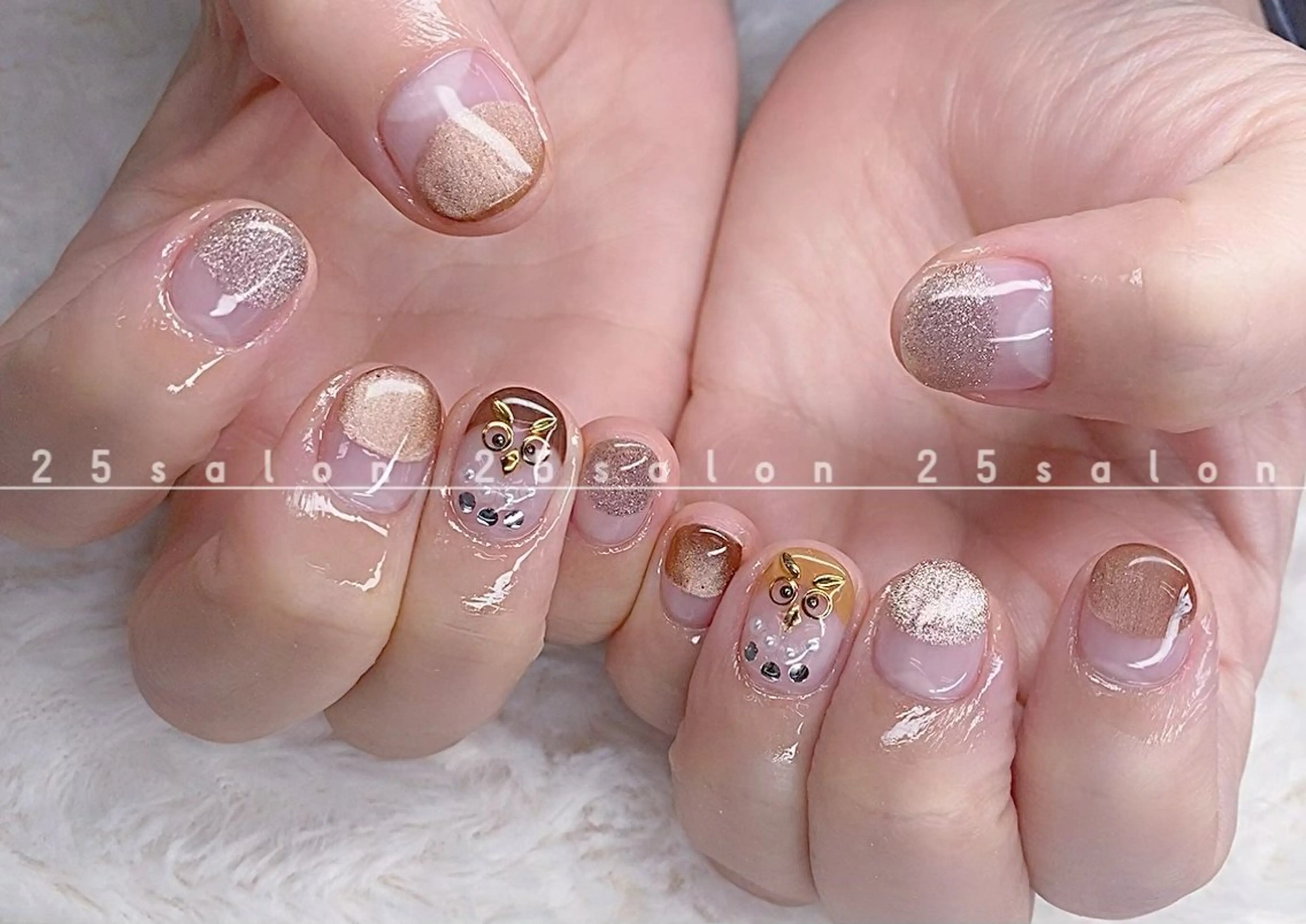 ネイル オーロラネイル チークネイル フットネイル フレンチネイル ジェルネイル 2 5のマツエク・マツパデザイン