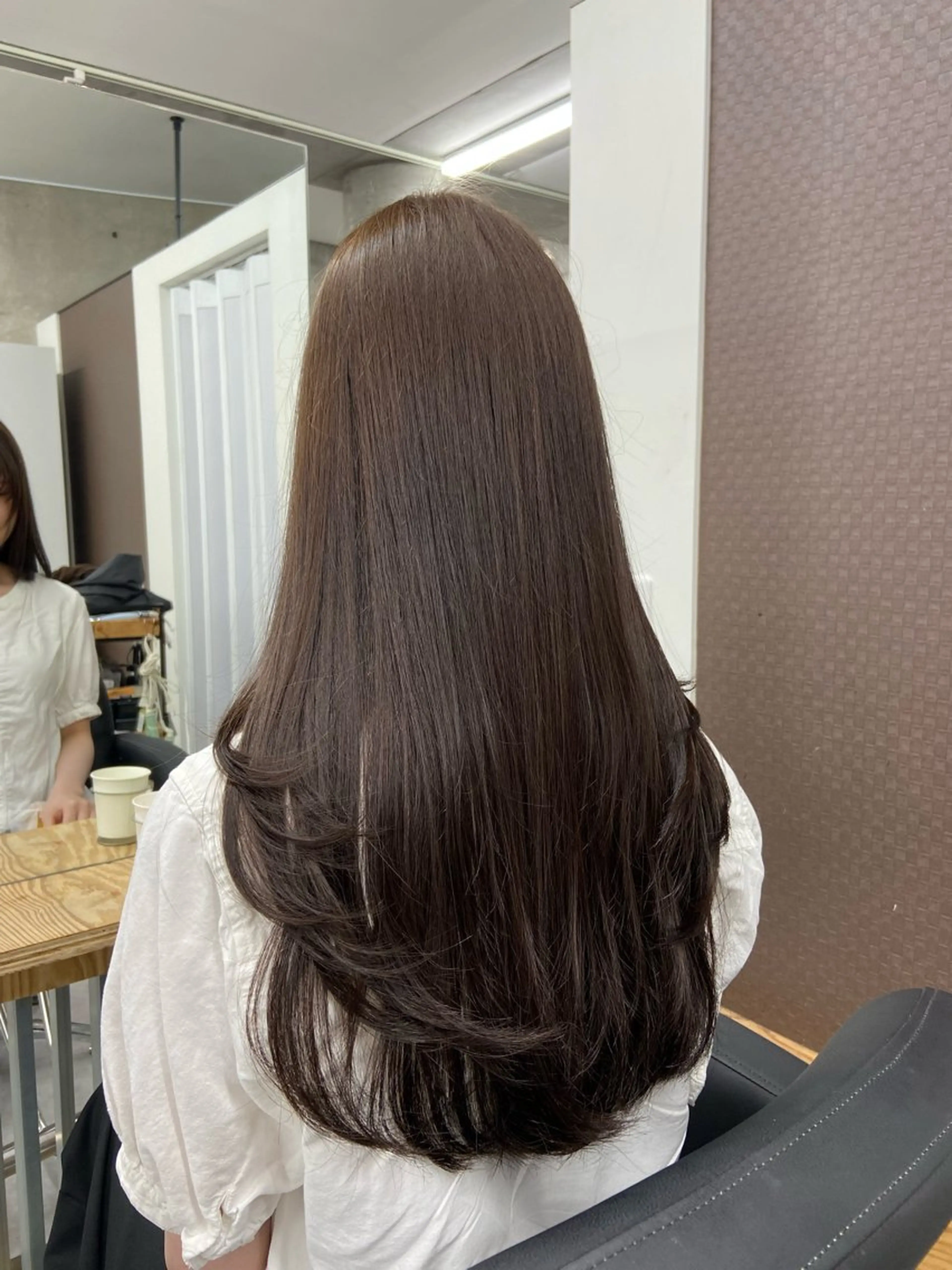 ロング カラー カット ヘアカラー トリートメント Kotoko🖤/海 外/バレイヤージュのヘアスタイル