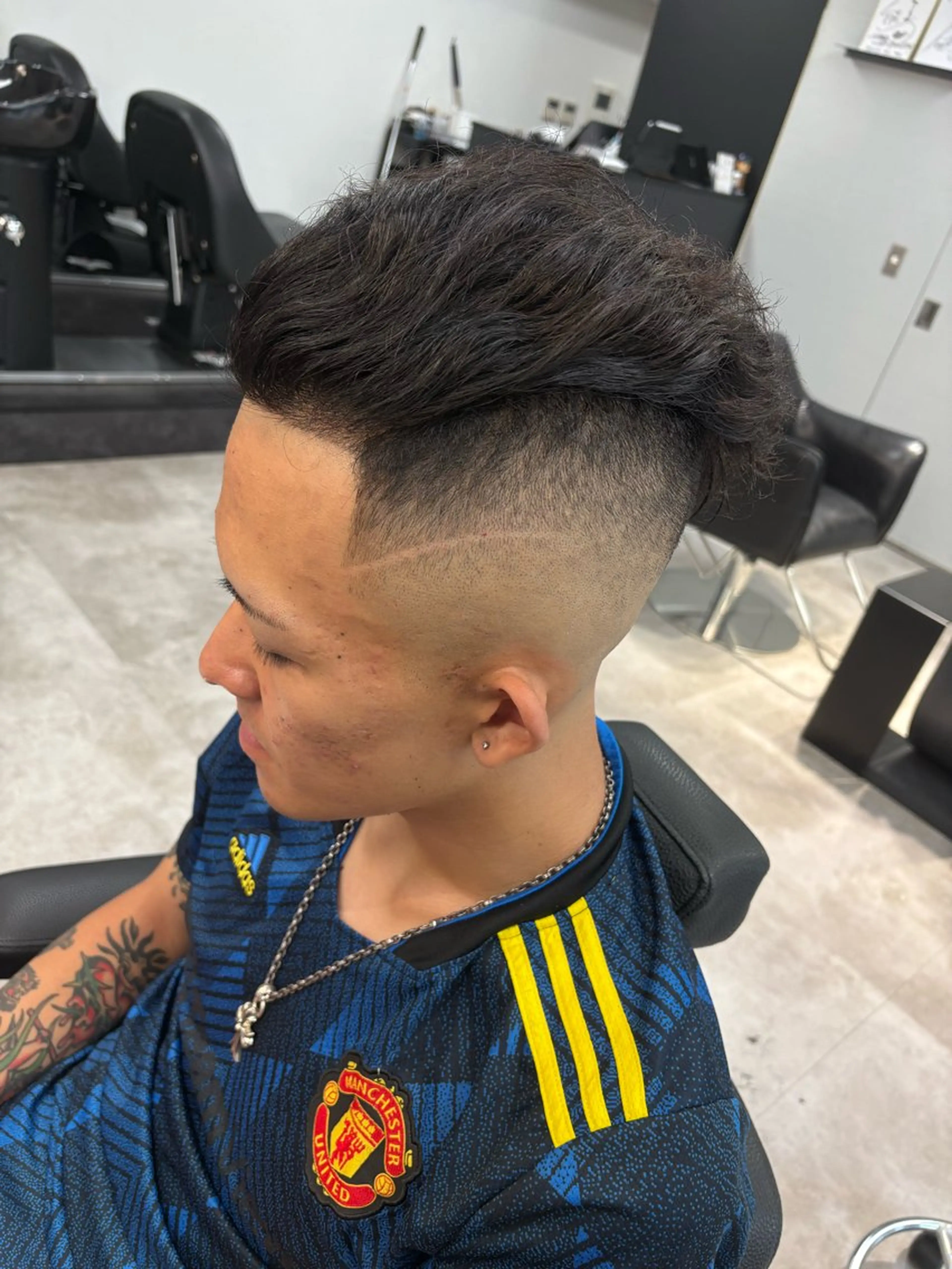 ショート パーマ メンズ カット パーマ INTRO SHIBUYA by Fi-Ne所属・💈メンズフェード 特化DAIYA💈のヘアスタイル