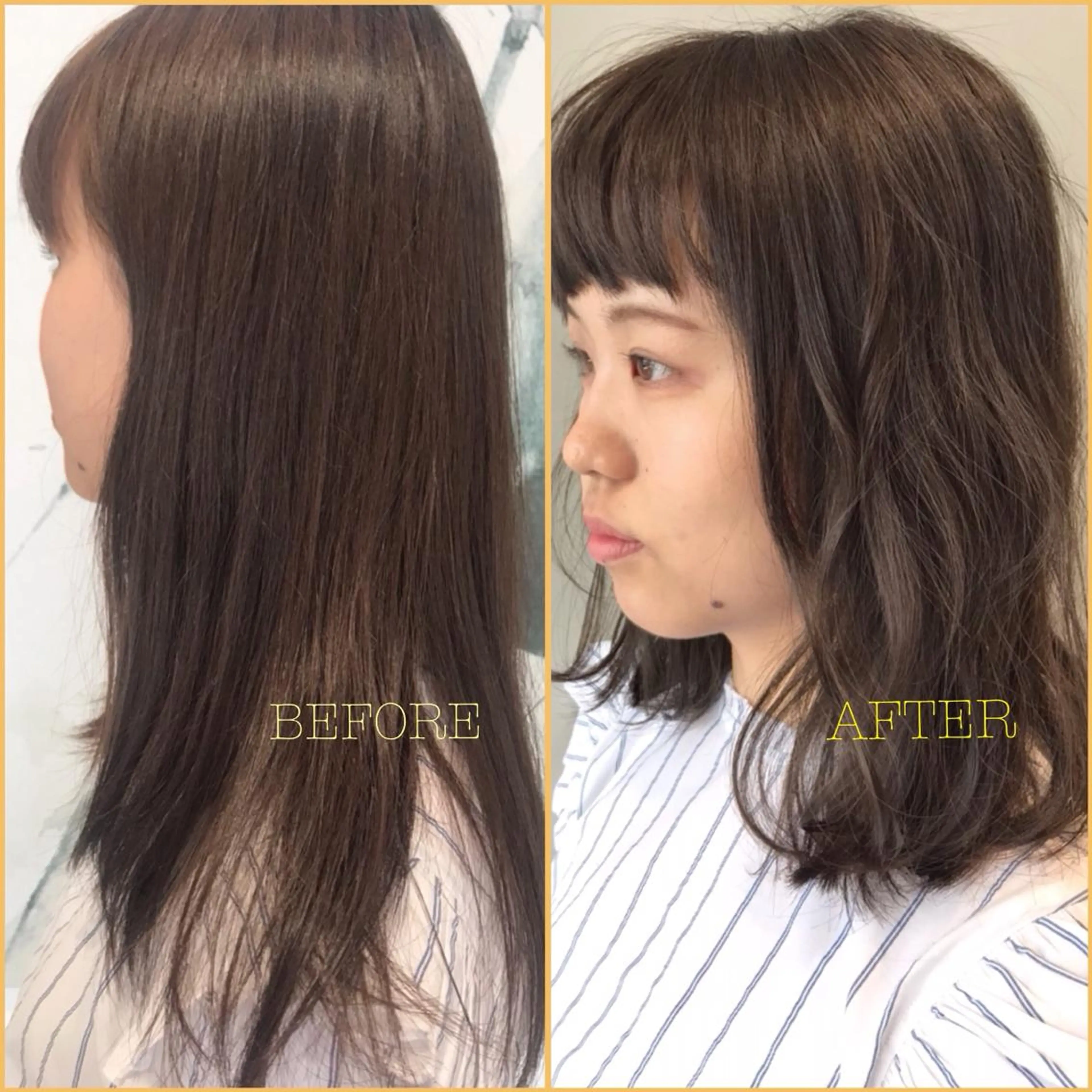 ミディアム カラー グレージュ 上品な透明感カラー/ 表参道/MIKUのヘアスタイル