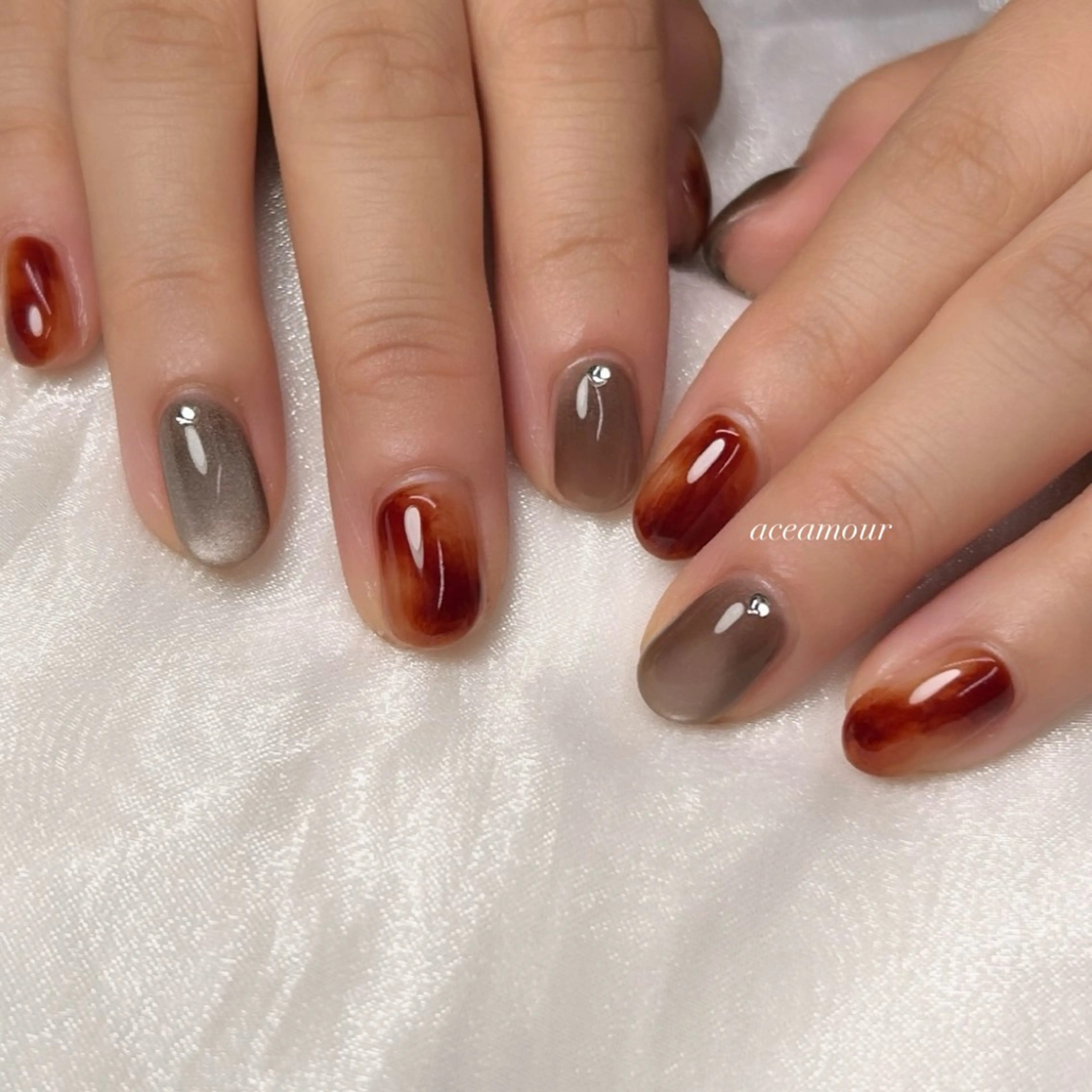 ネイル ハンドネイル ネイル/耳つぼ /新ホワイトニングのネイルデザイン