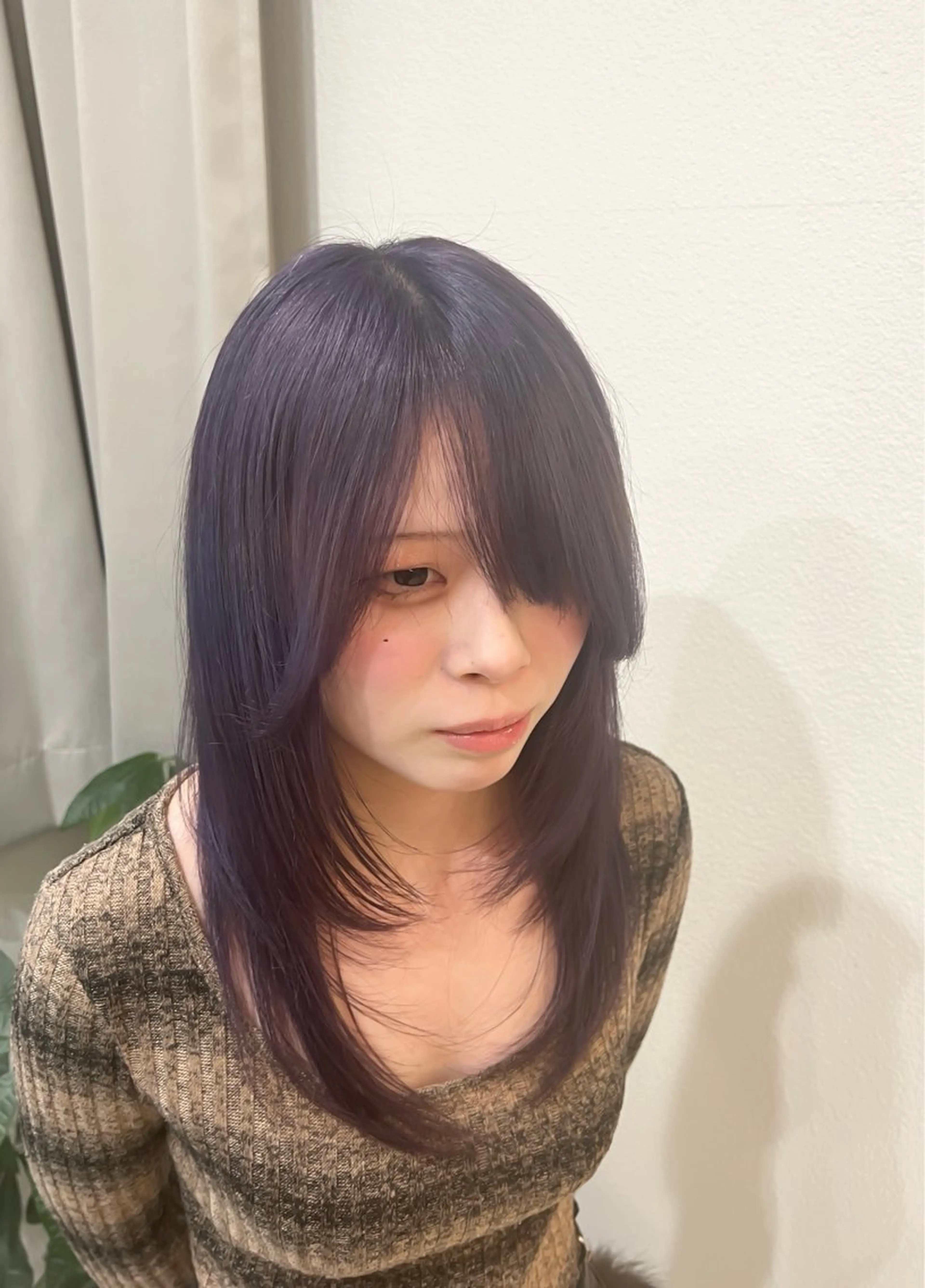 ロング カラー 和夢/メンズカット/ パーマ/ハイトーンのヘアスタイル