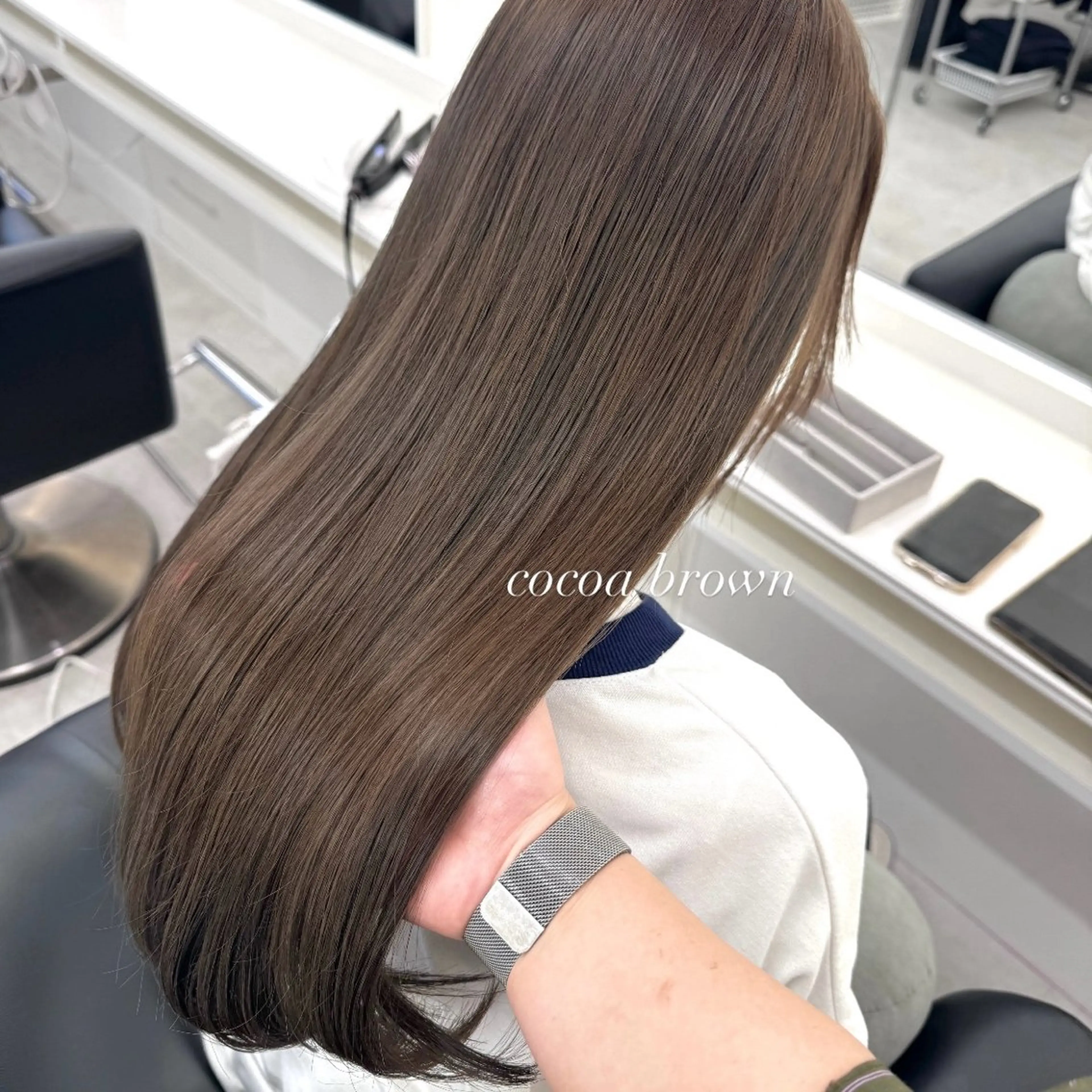 ロング カット ヘアカラー Parve Mix / 根本 梨湖🫧のヘアスタイル