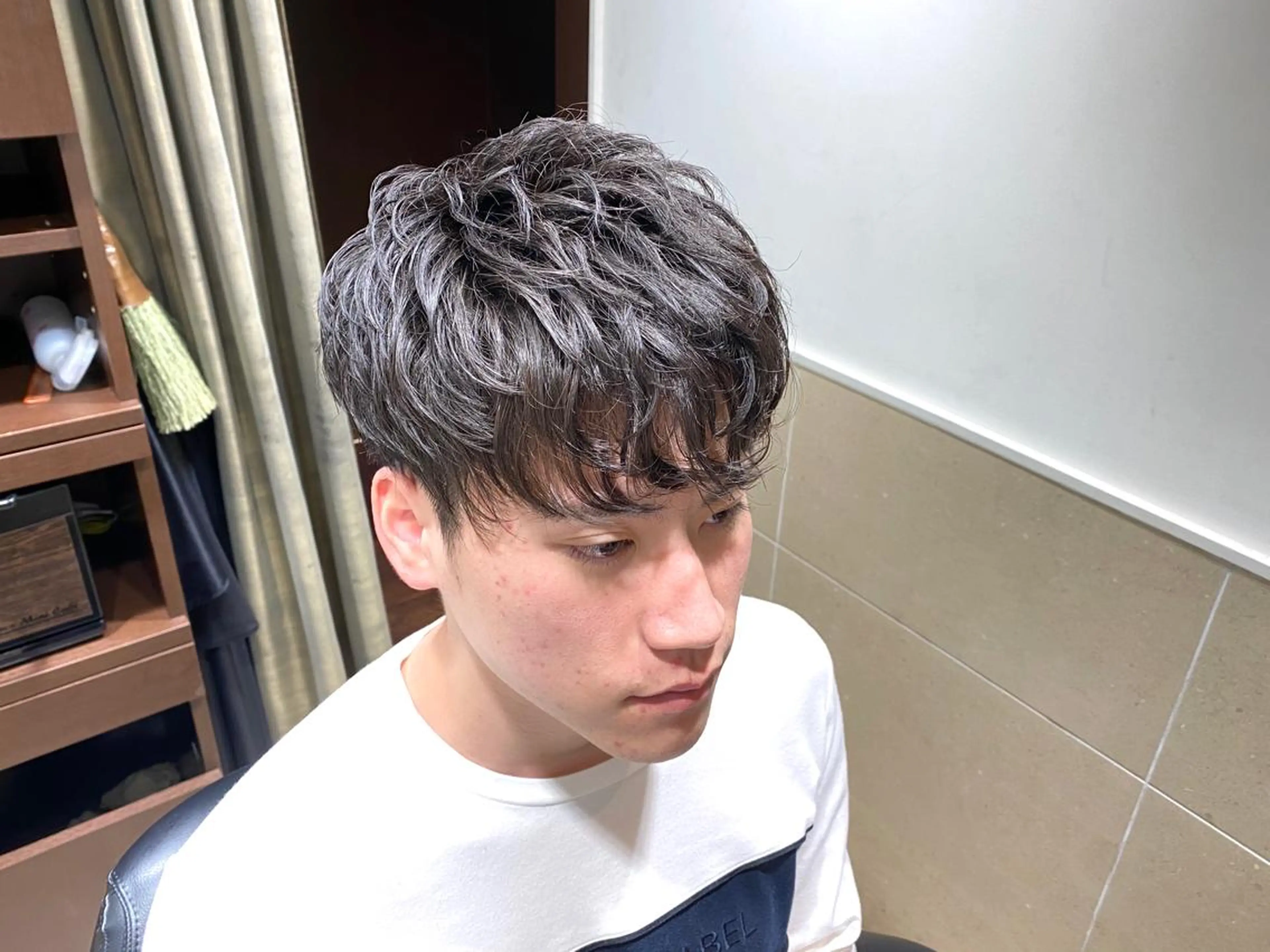 ミディアム メンズ HIRO GINZA 池袋東口店所属・林田 龍明のヘアスタイル