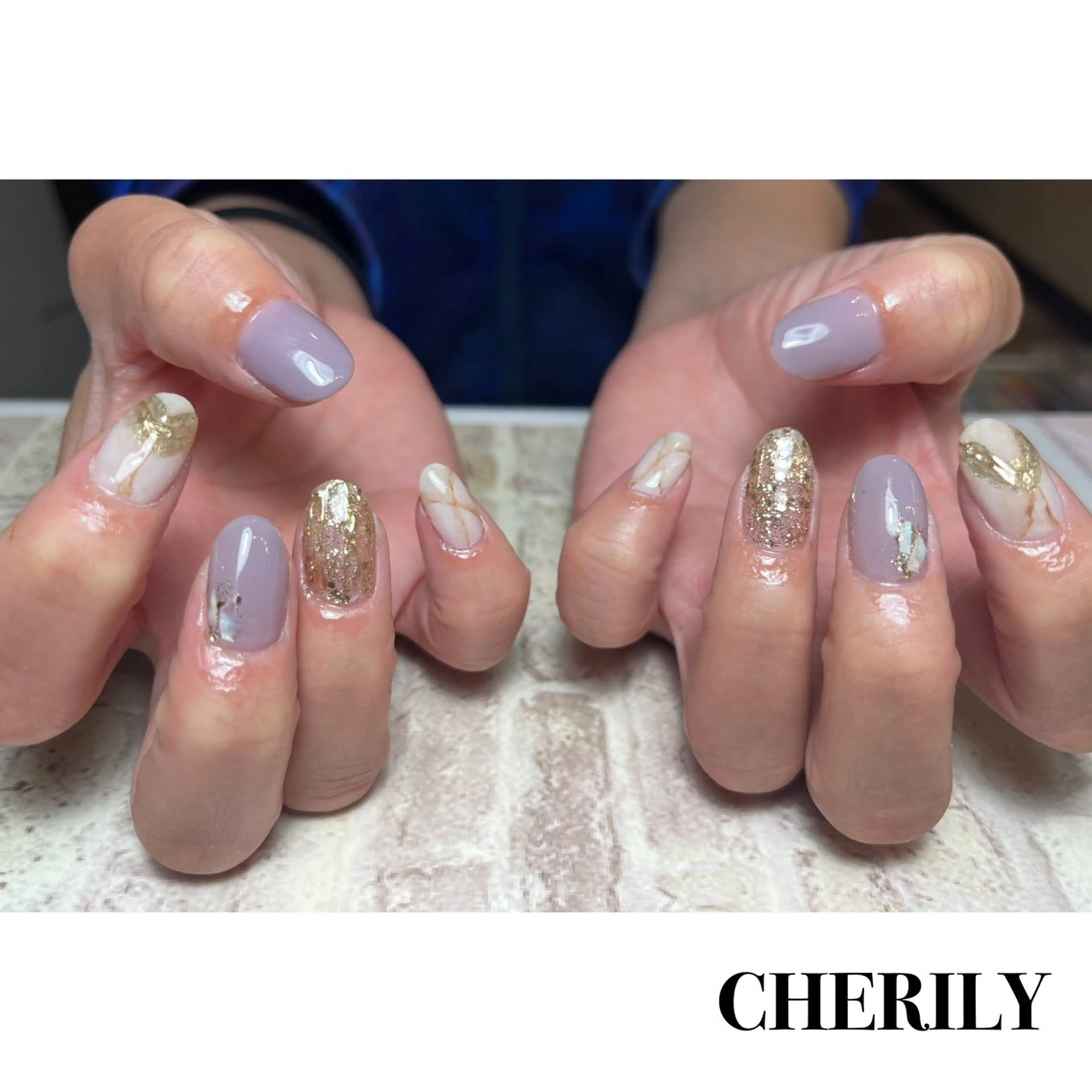 ネイル ニュアンスネイル ハンドネイル アシスタント SAKURAのネイルデザイン