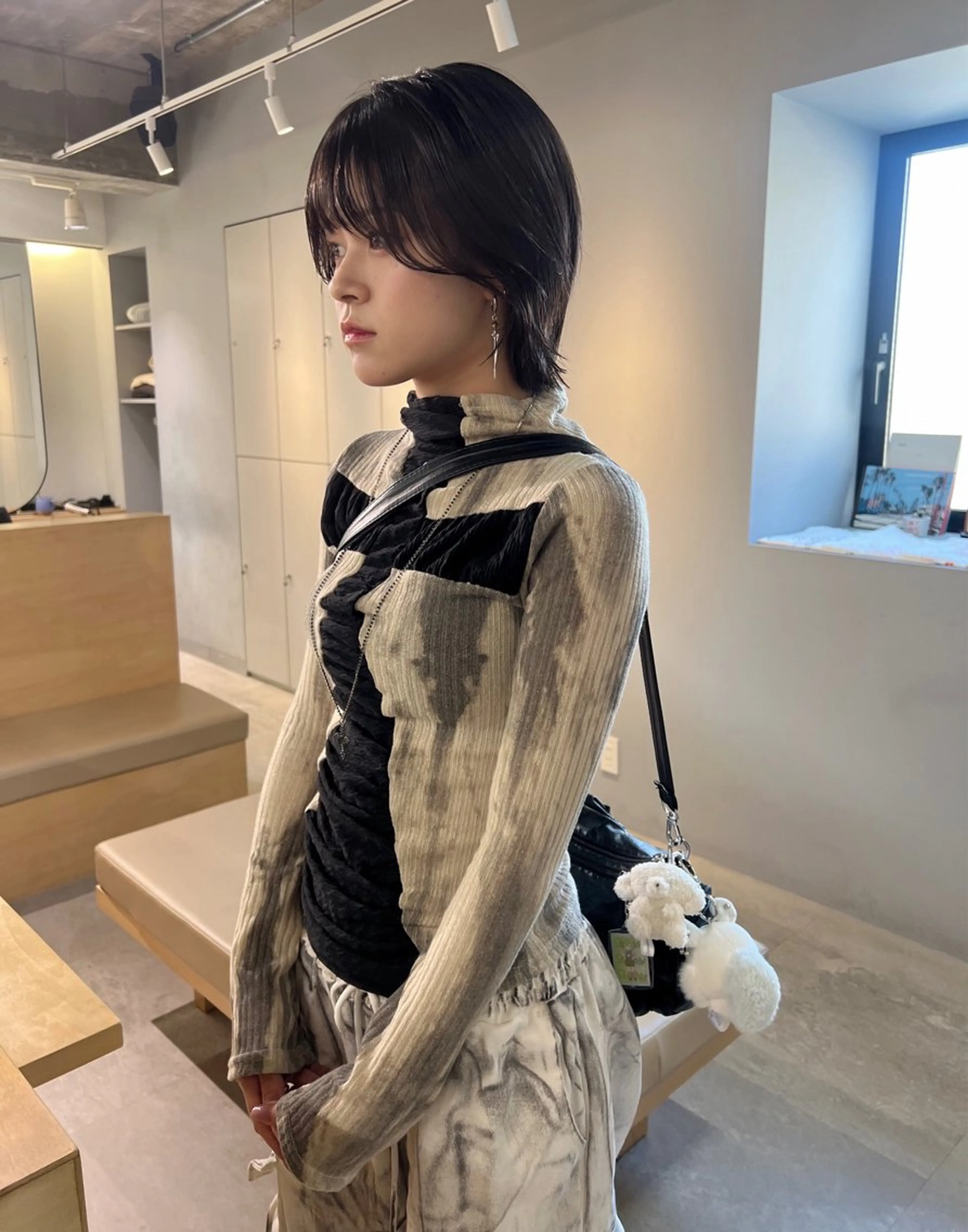 ショート カット ヘアカラー MARU レイヤー/パーマのヘアスタイル