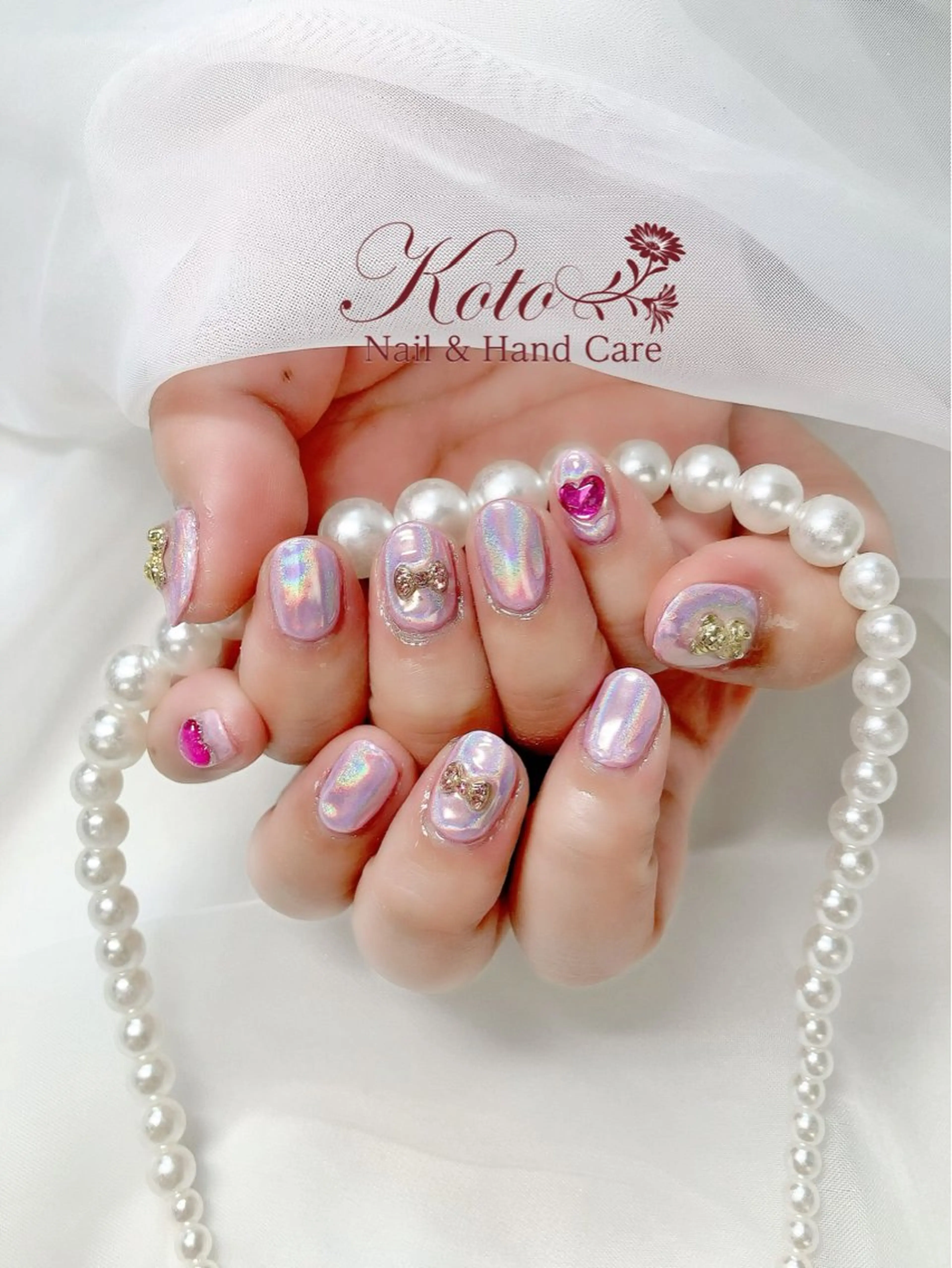 ネイル フットネイル フレンチネイル ジェルネイル 韓国ネイル ラメ(グリッター) Risa ネイルサロンKOTOのネイルデザイン