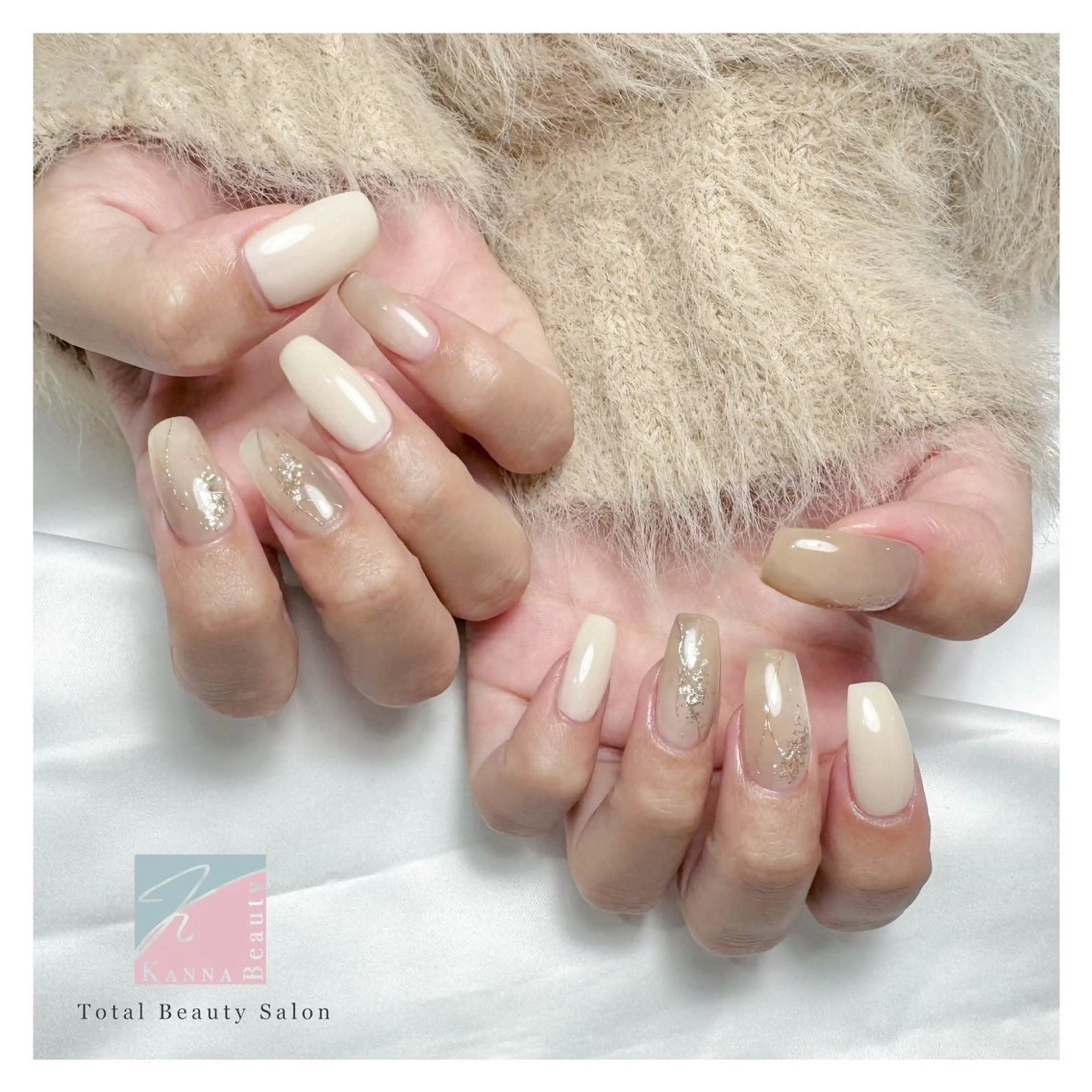 ネイル フットネイル ジェルネイル グラデーション キラキラネイル マグネットネイル Kanna Yuki カンナユキのネイルデザイン