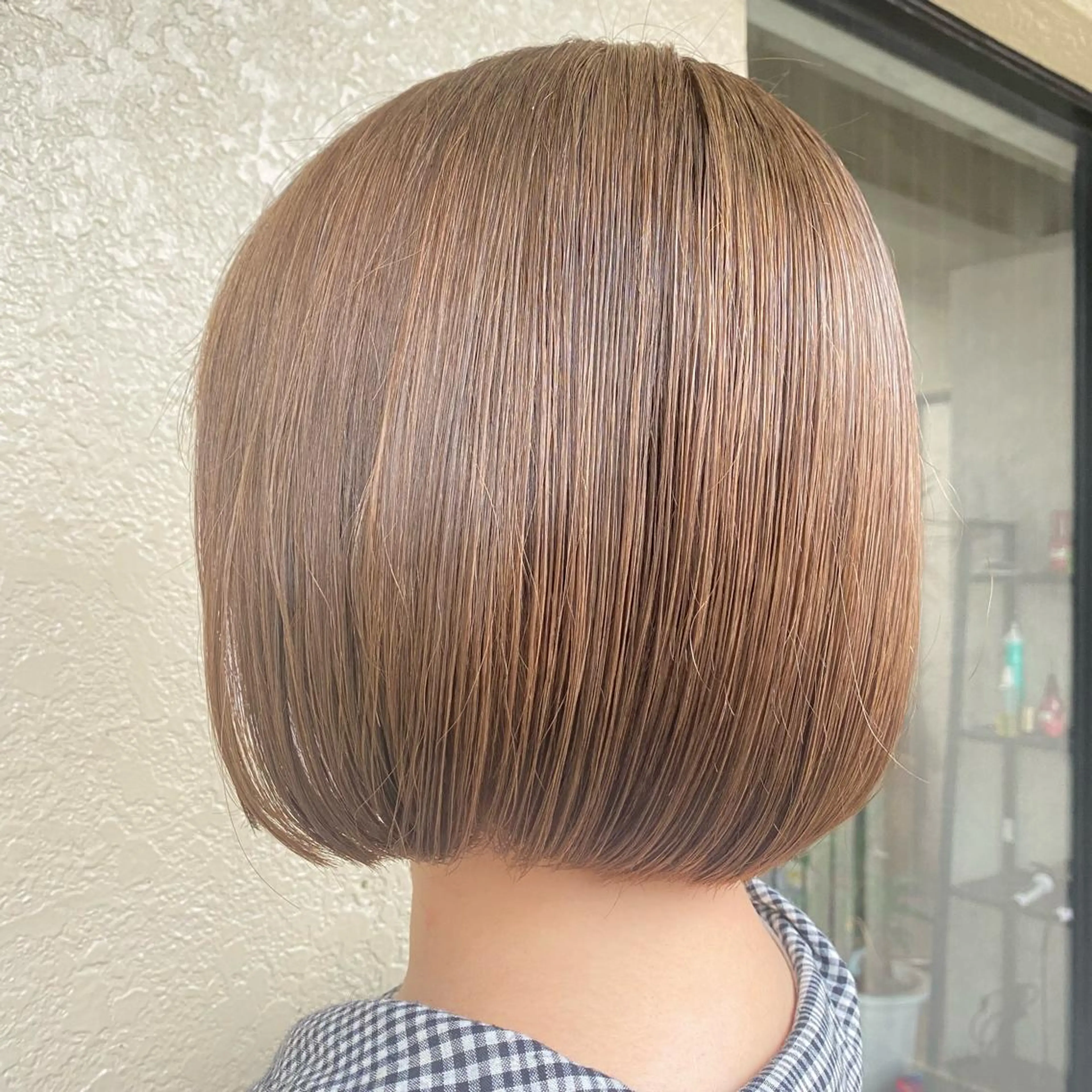 ショート カラー ヘアアレンジ ブリーチ ミルクティーラテ 韓国レイヤー/ 顔周り💕田中将吾のヘアスタイル