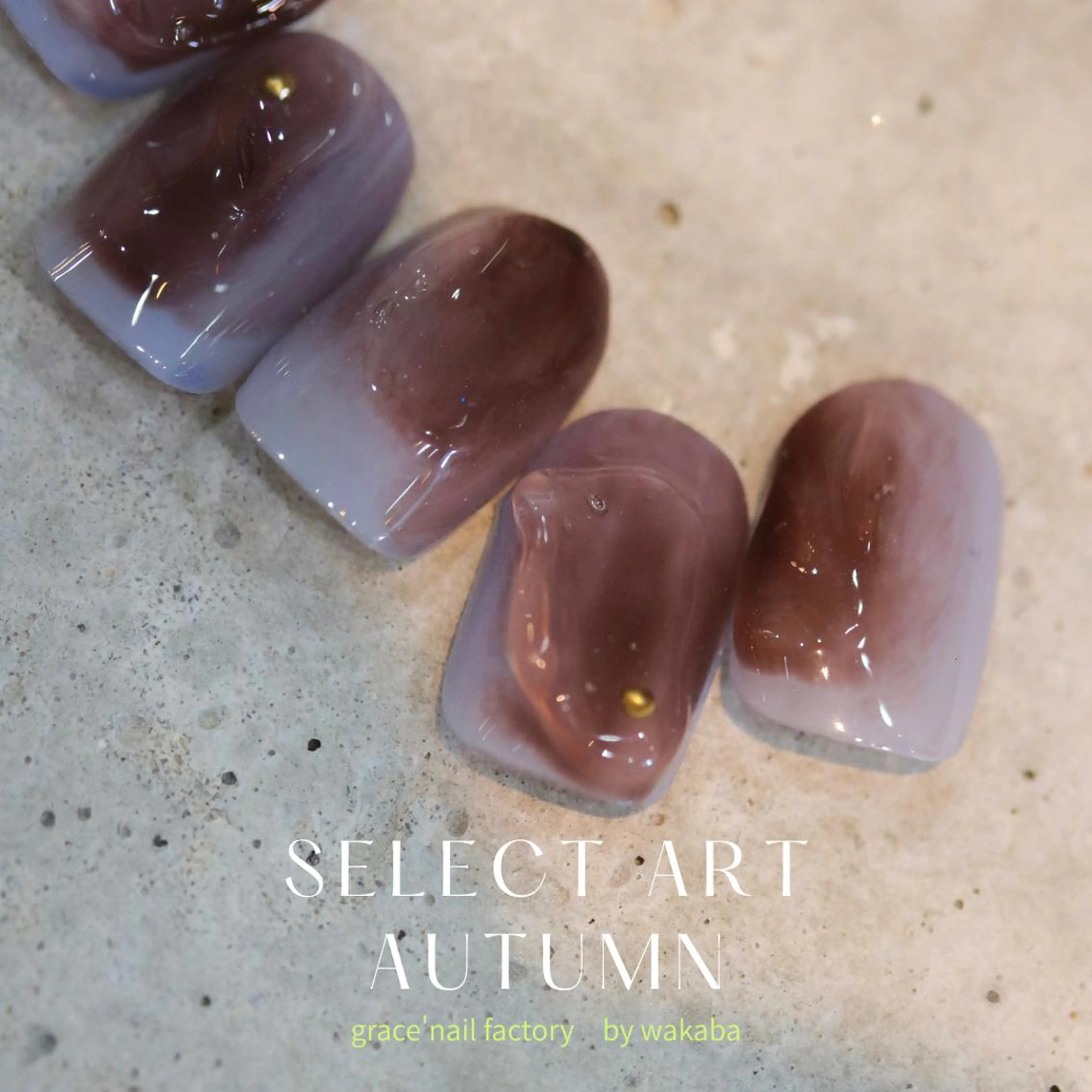 ネイル 大阪/堀江ニュアンス WAKABAのネイルデザイン