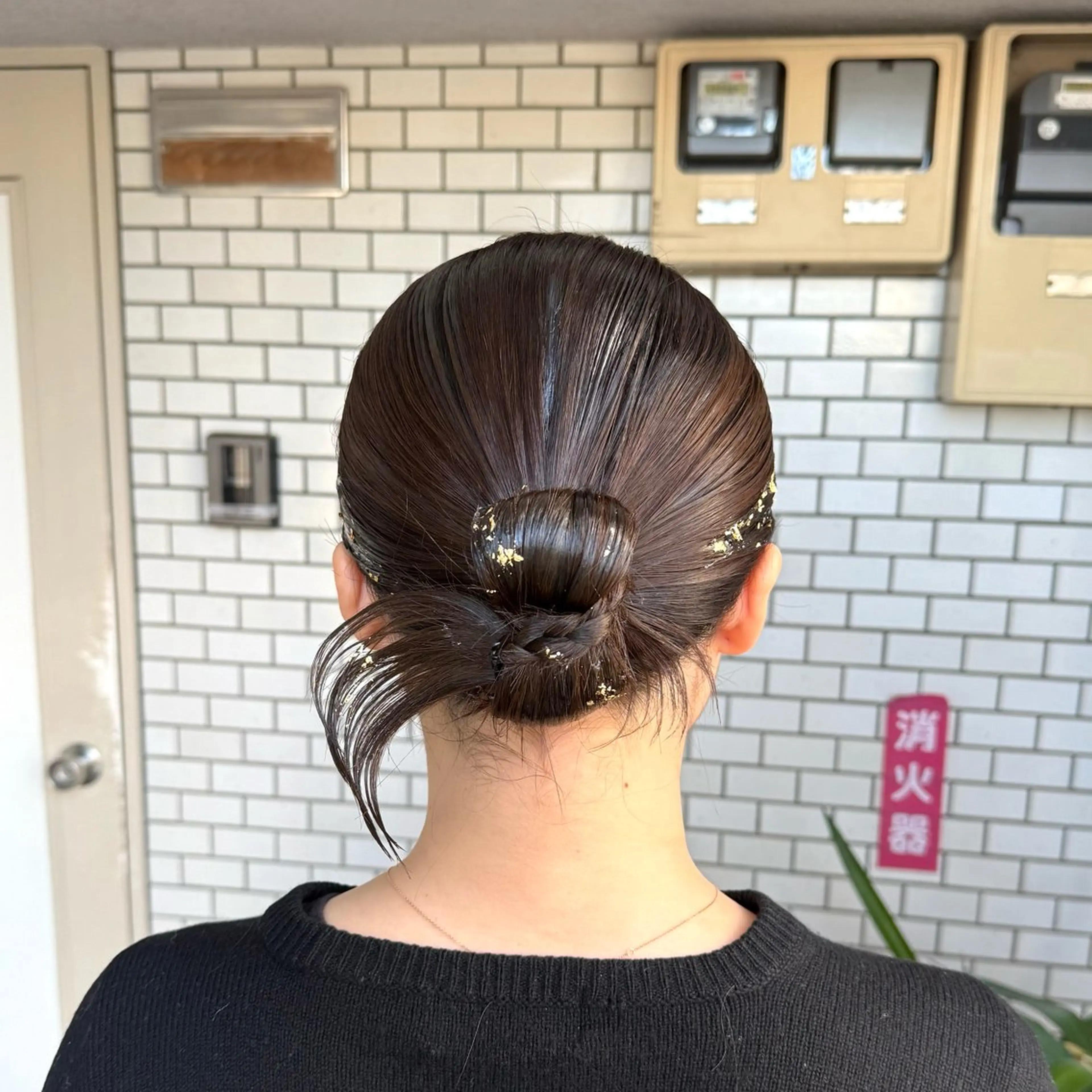 ミディアム ヘアアレンジ 成人式 ハーフアップ 結婚式・ブライダル 卒業式のヘアスタイル ヘアセット 褒められヘアメイク /‎ボブ女子🐶みおのその他イメージ