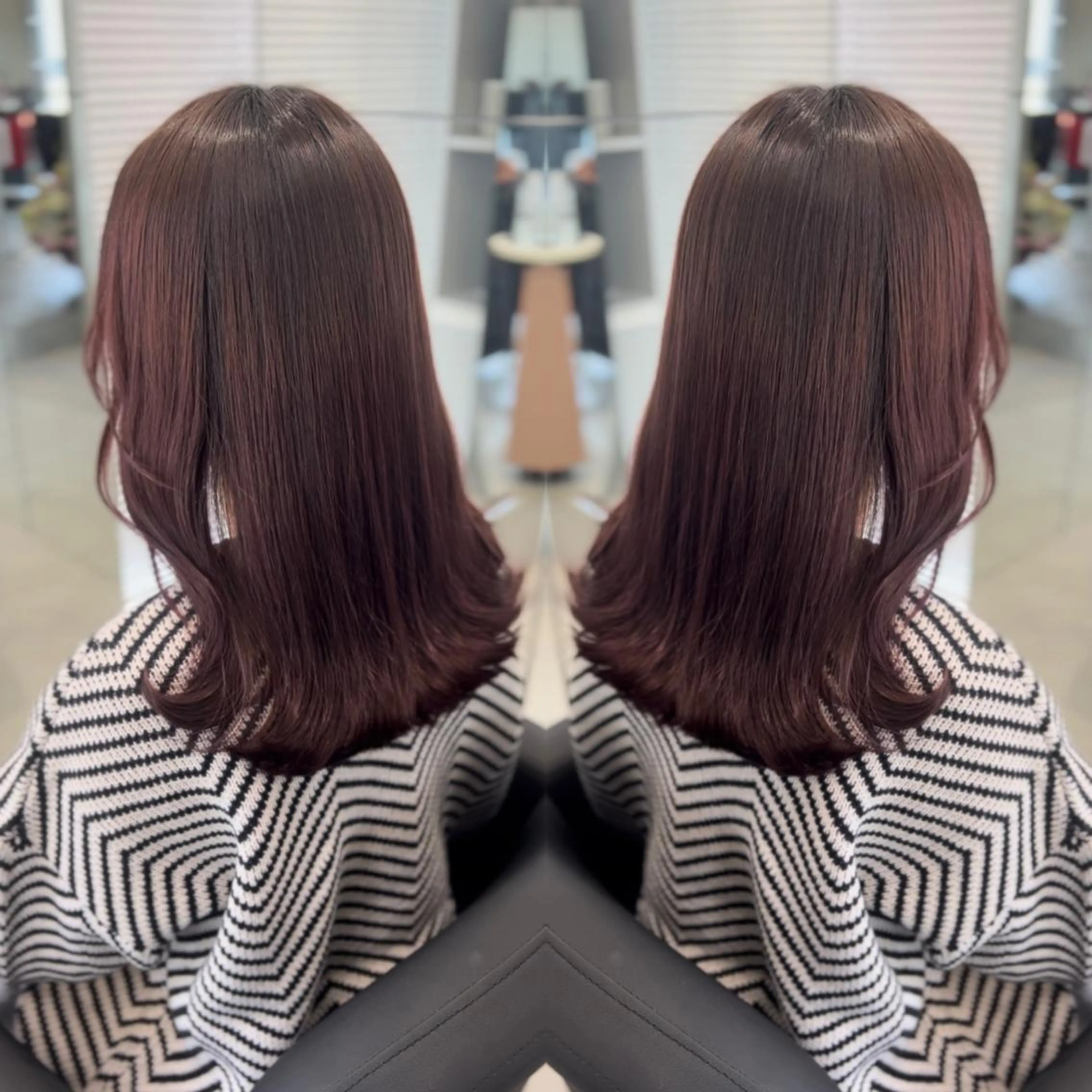 ミディアム 岸田 悠佑のヘアスタイル