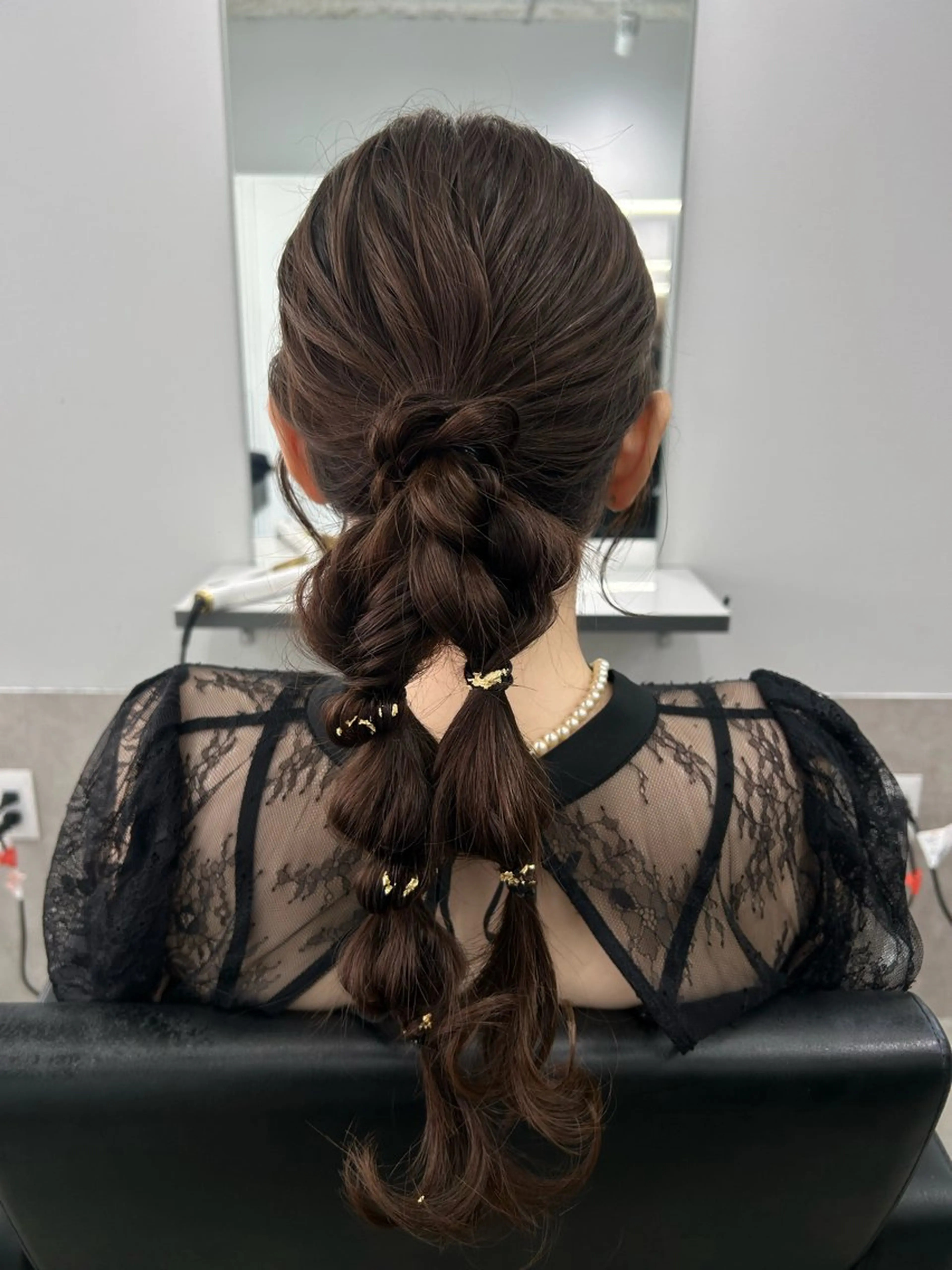 ヘアアレンジ GiseL さあや博多ハイトーンのヘアスタイル