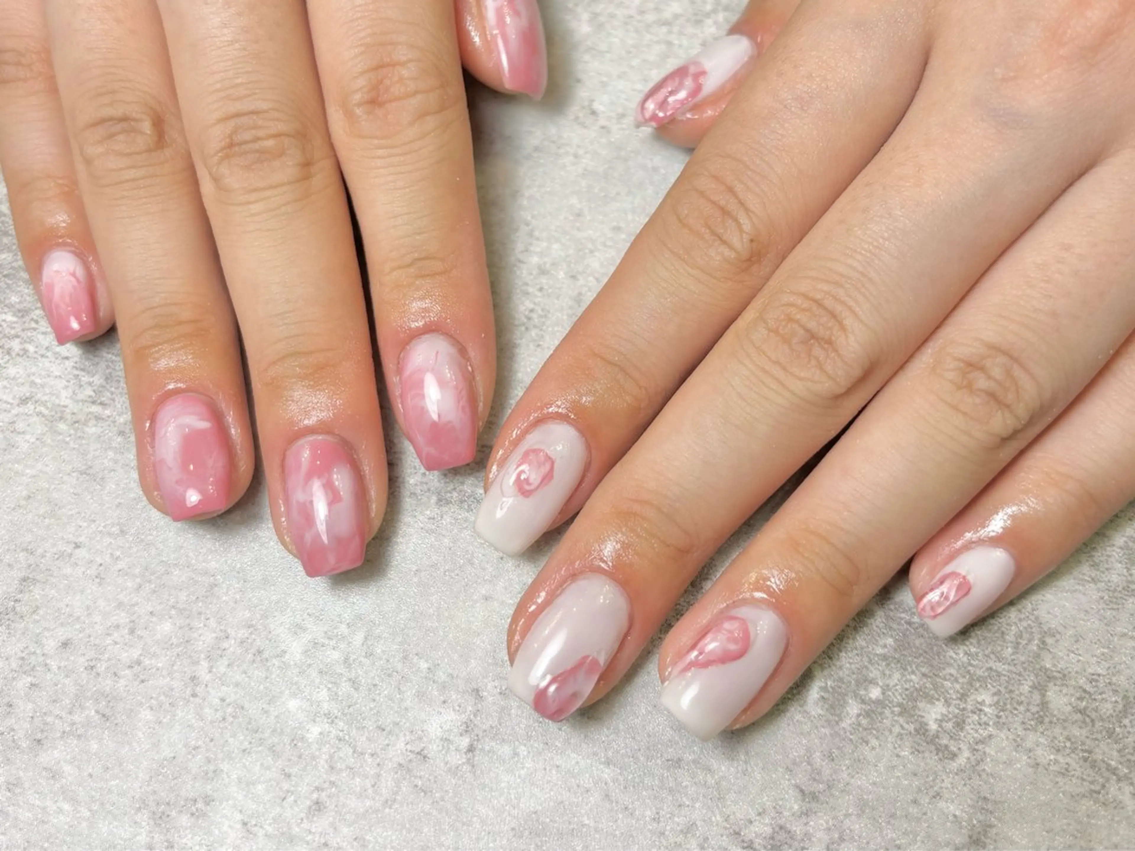 ネイル ニュアンスネイル ハンドネイル charmant momokaのネイルデザイン