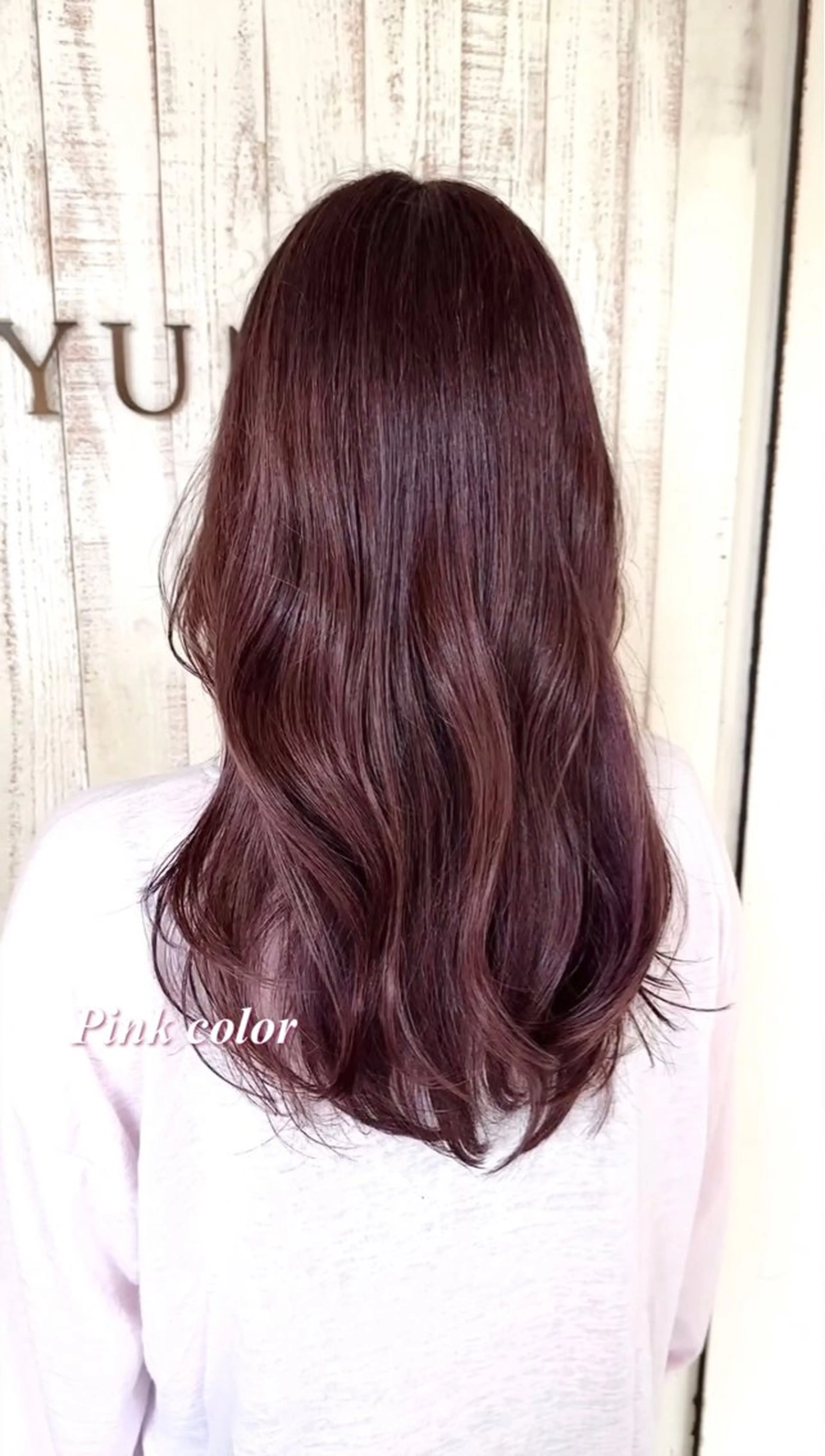 セミロング カラー JYUNESU表参道所属・韓国ヘア🇰🇷🎀 透明感カラーのヘアスタイル