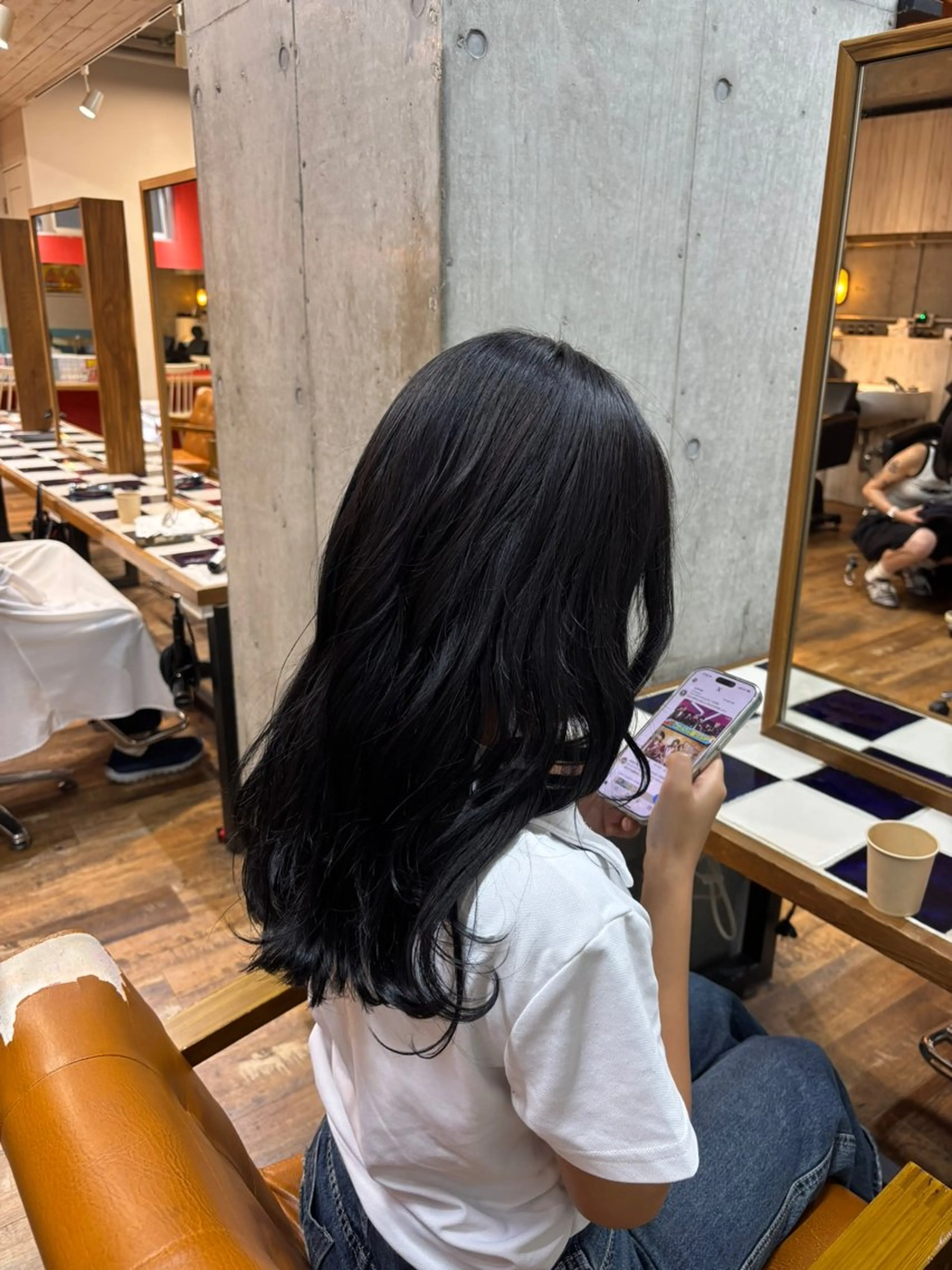 セミロング カラー 透明感/髪質改善✨️ ATSUSHI✨️のヘアスタイル