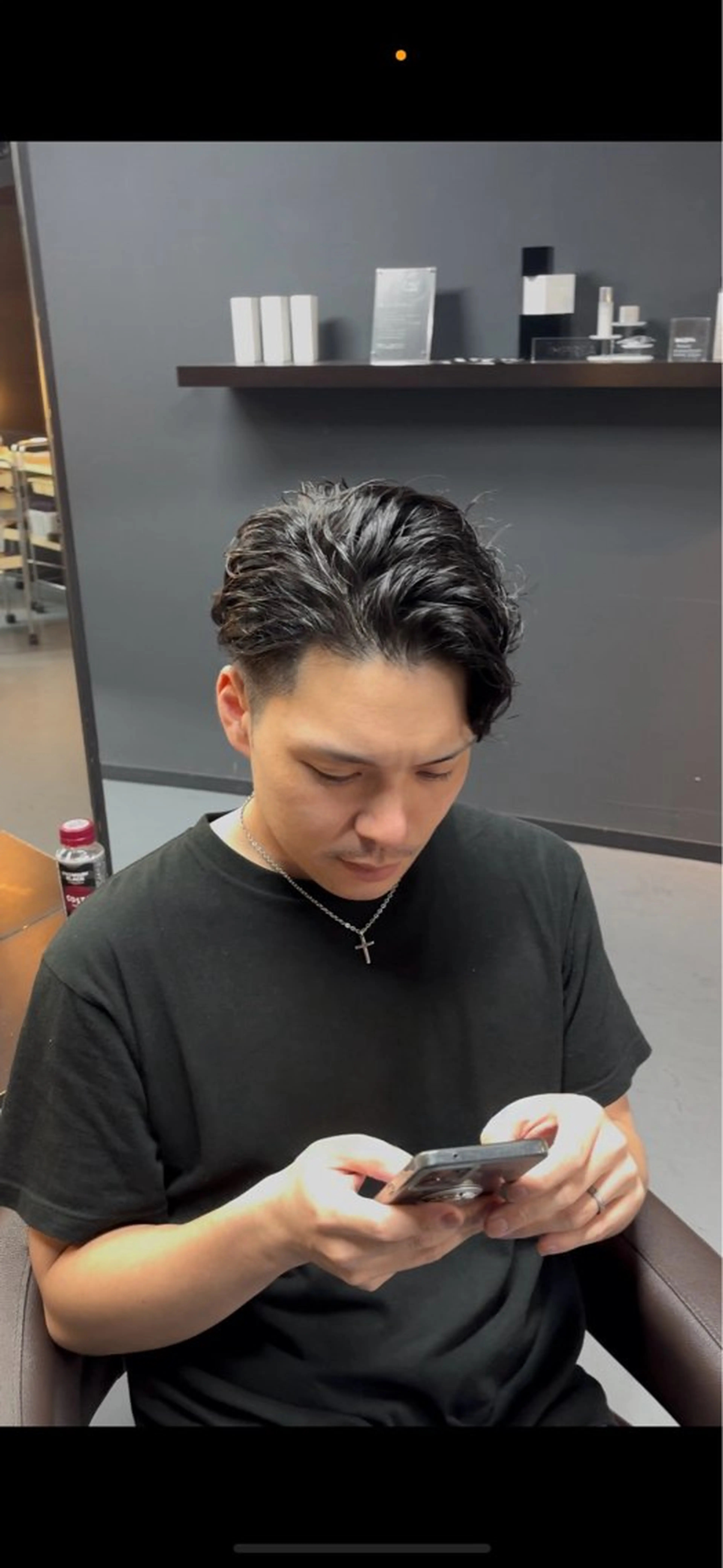 メンズカットの写真