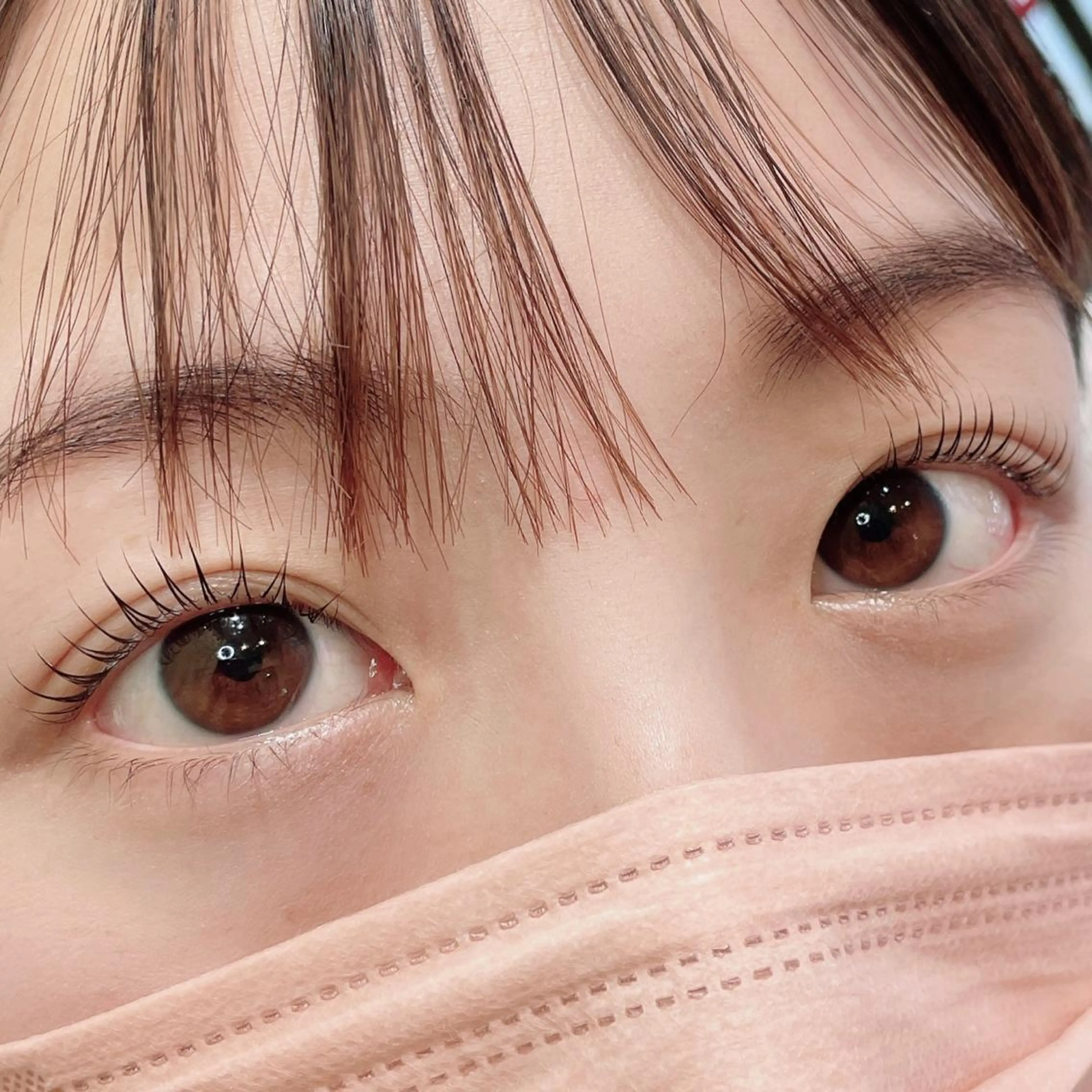 マツエク・マツパ ナチュラル パリジェンヌラッシュリフト 一重×まつ毛パーマ マツパ SEALA 高石店所属・SEALA 高石の眉毛・アイブロウイメージ