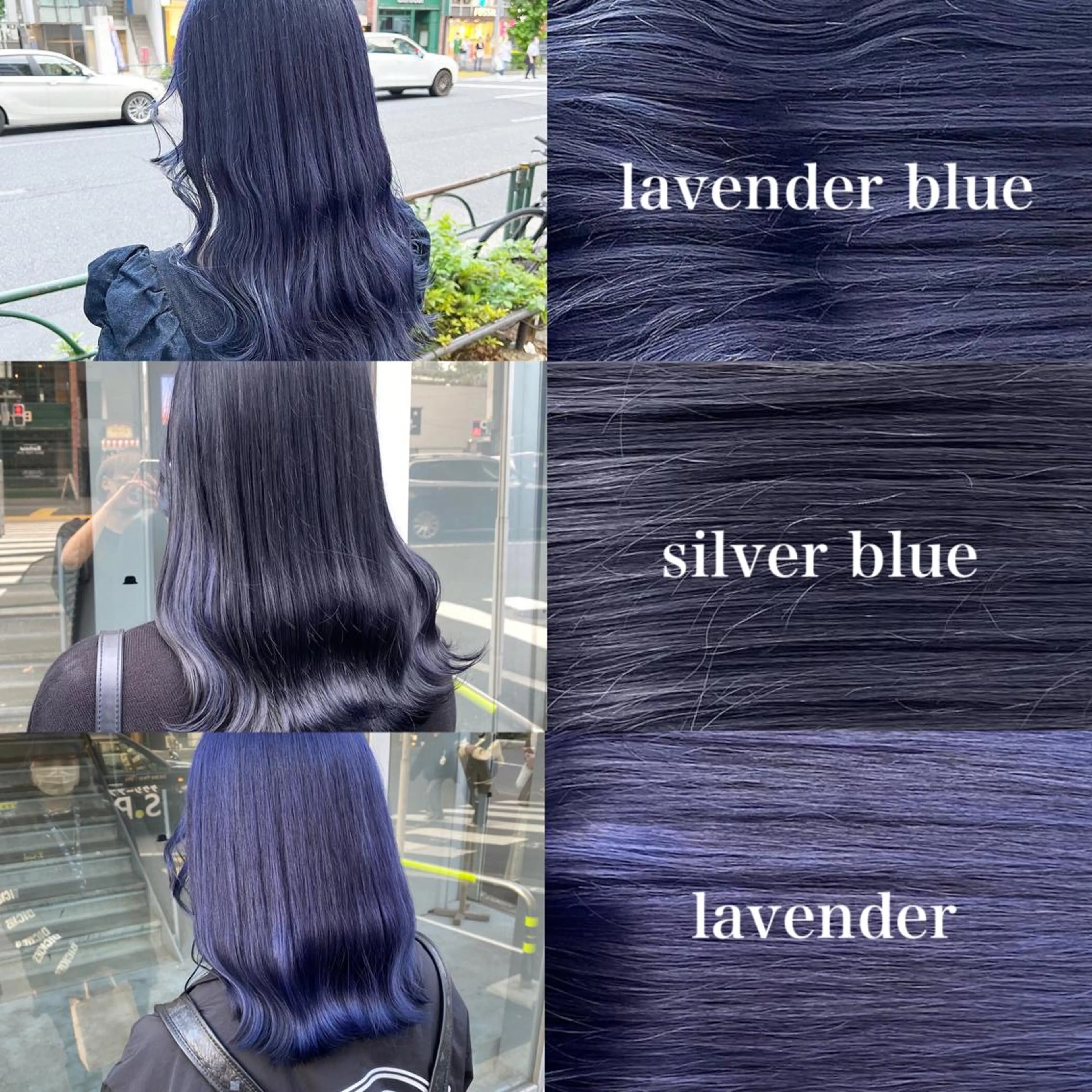 セミロング カラー ワインレッド 🍒KAHOのヘアスタイル