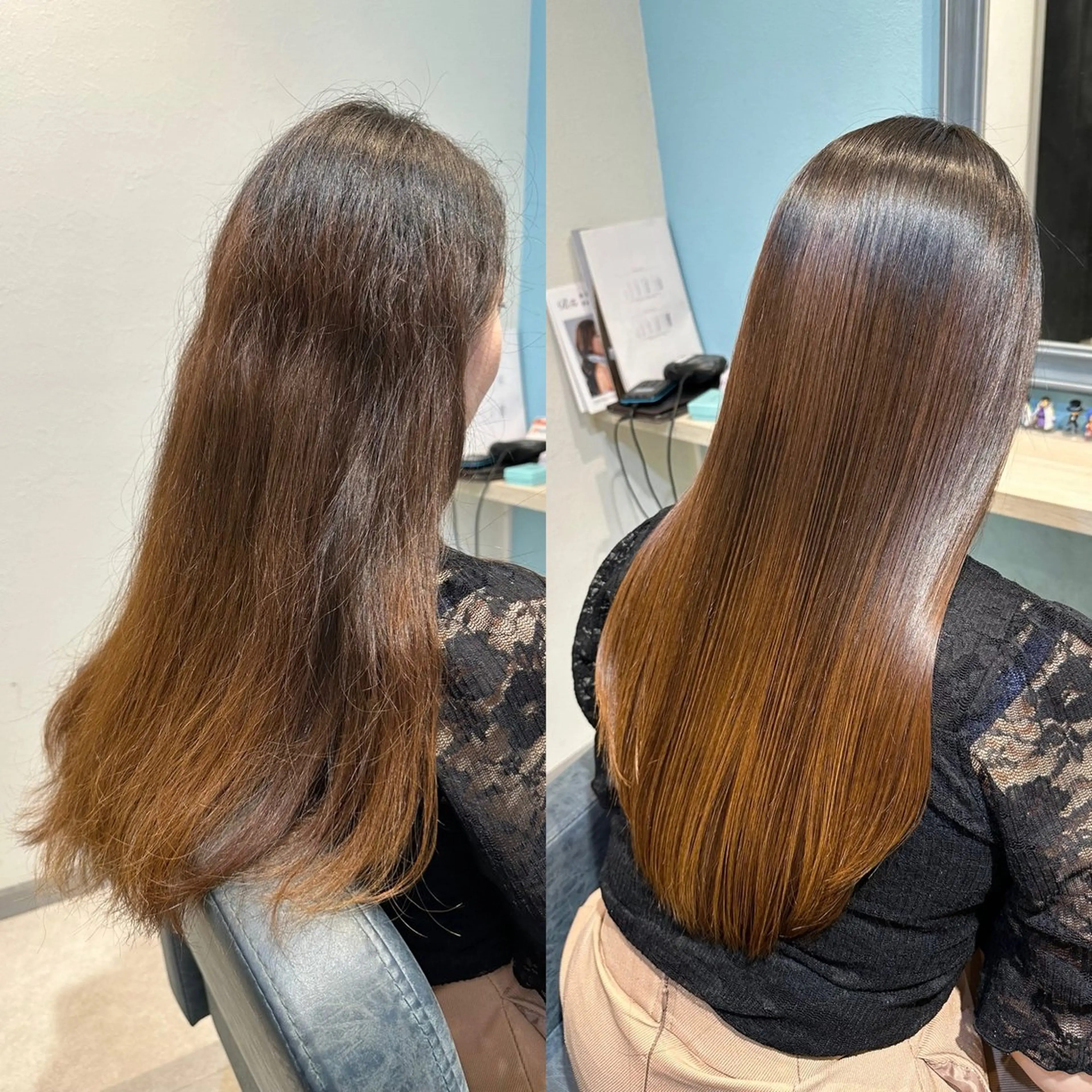 ロング 縮毛矯正 トリートメント Lia所属・縮毛矯正の達人 ☆　松本のヘアスタイル