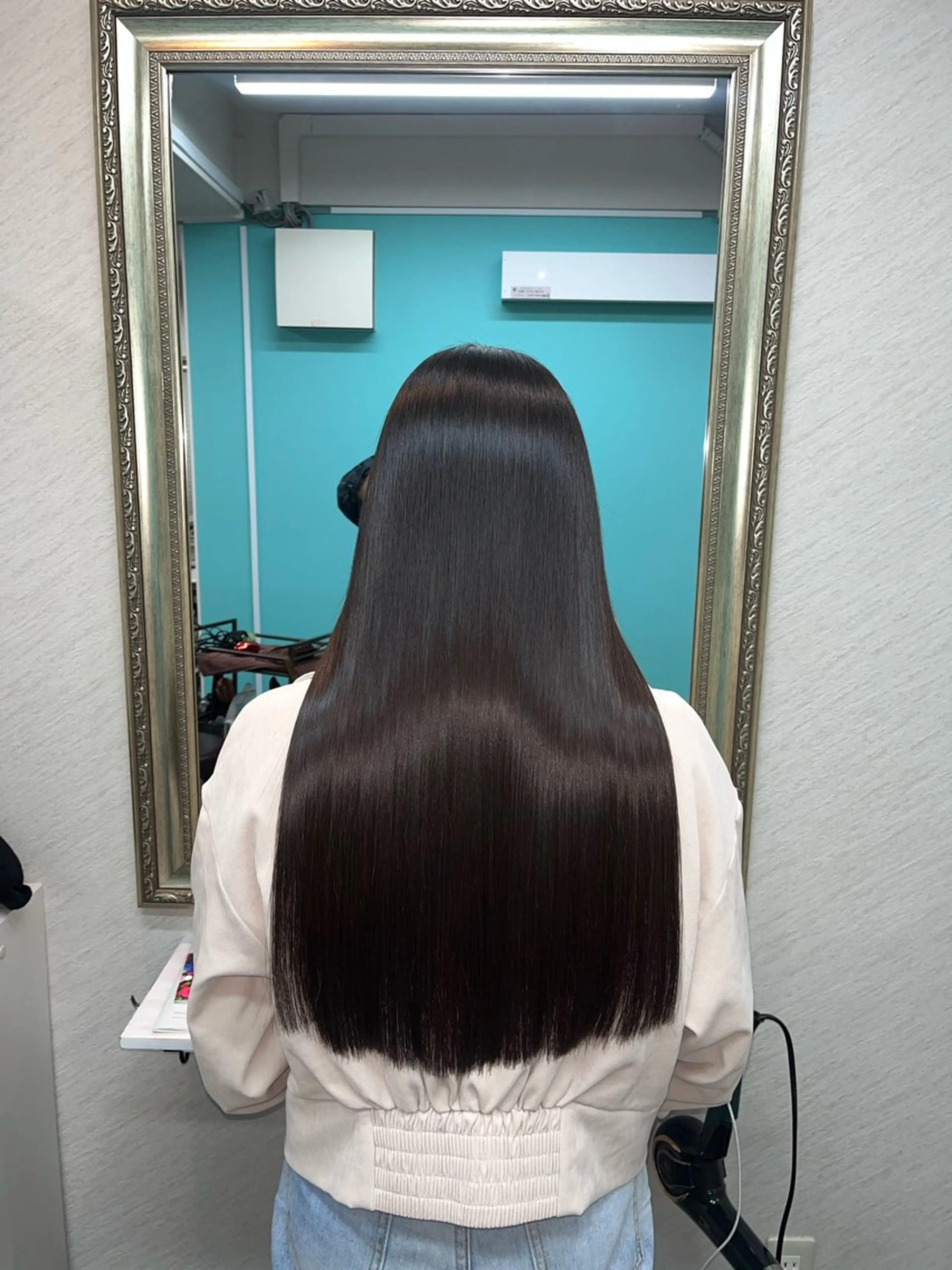 ロング カラー アクアカラー 髪質改善 ロング 縮毛矯正 トリートメント カット ヘアカラー 縮毛矯正 トリートメント ヘッドスパ ヘアセット seta新宿所属・髪質改善/縮毛矯正 芹沢のヘアスタイル