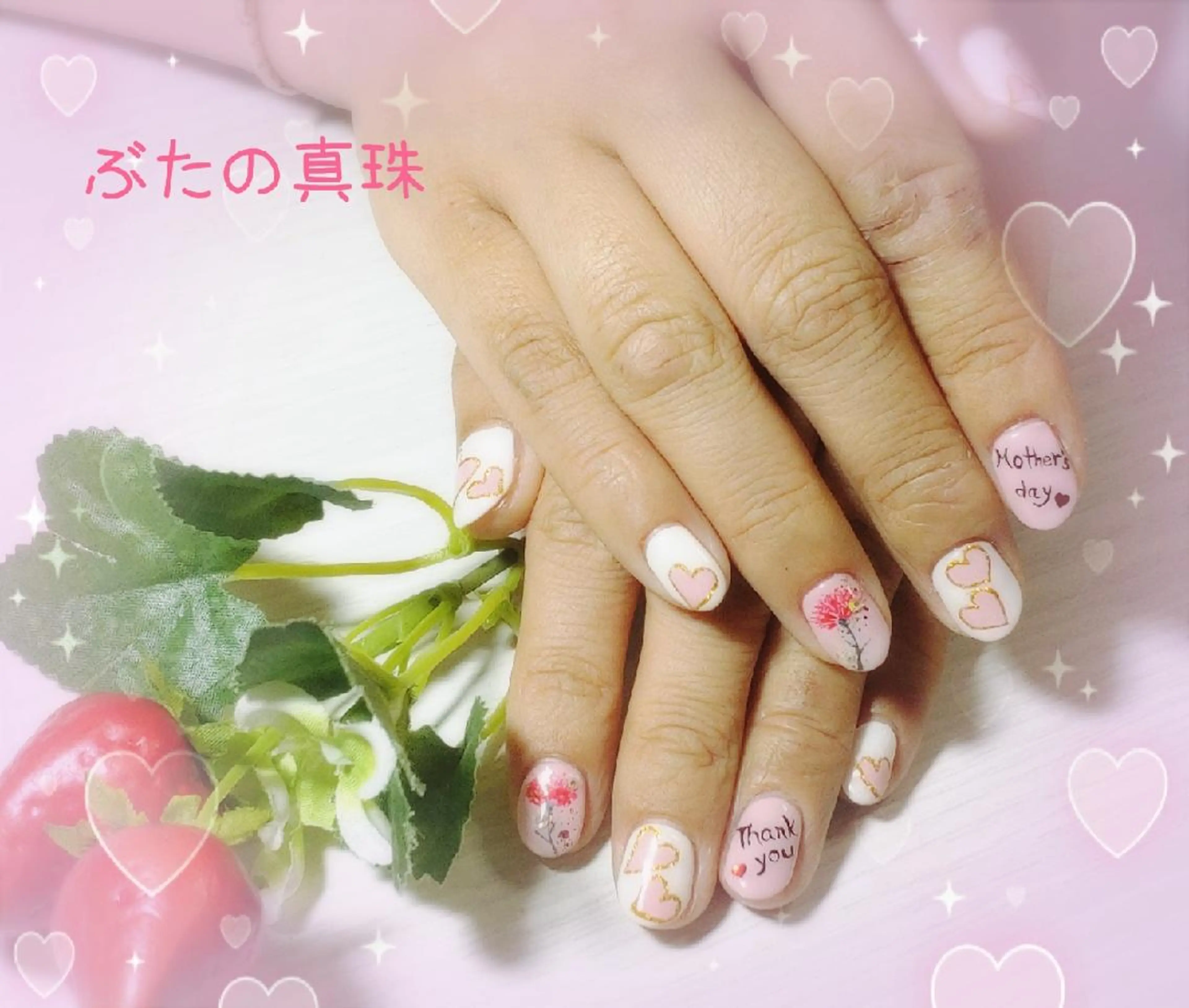 ネイル ハンドネイル 林 珠里のネイルデザイン