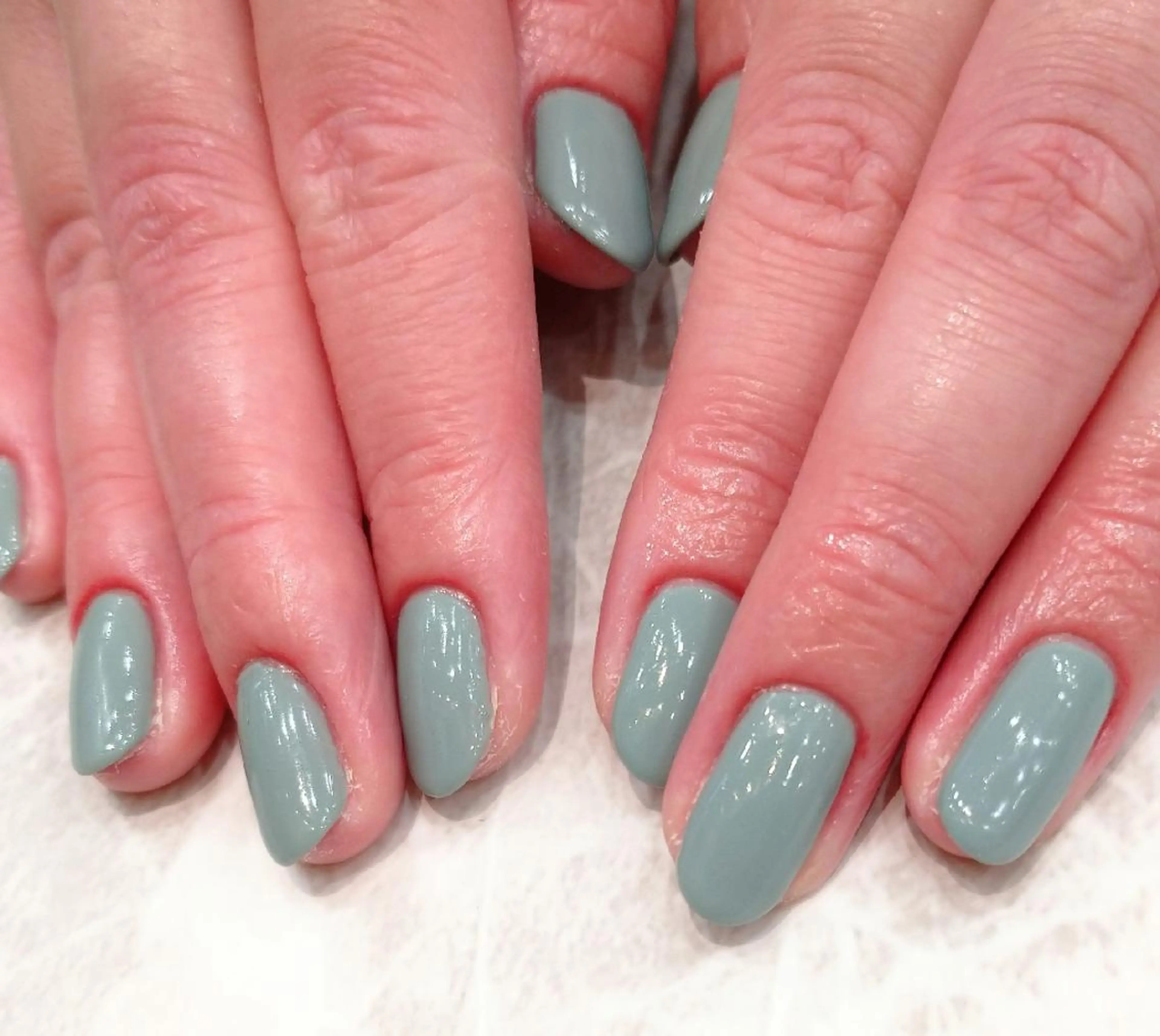 ネイル ブルー 會田 瑠衣のネイルデザイン