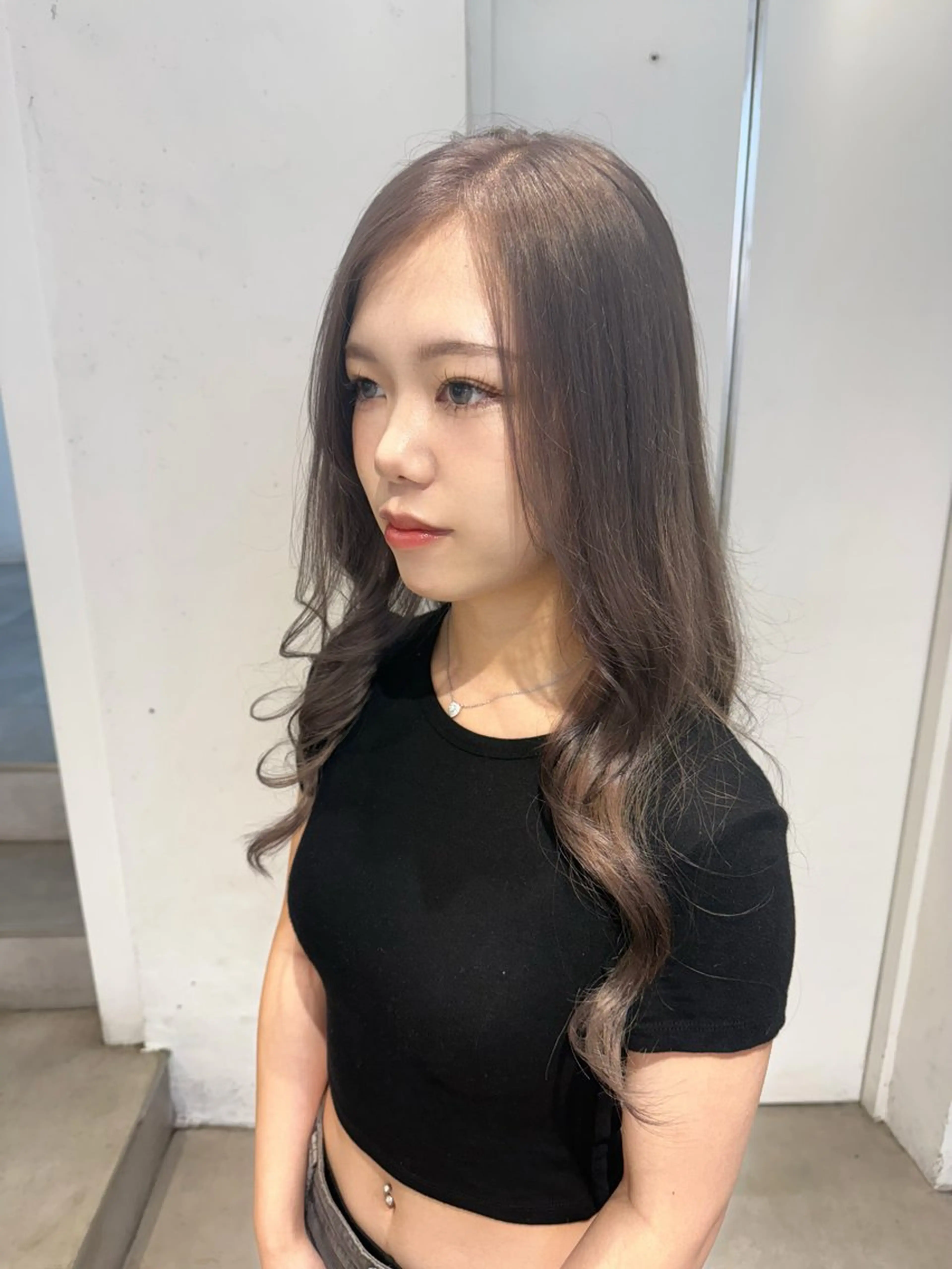 セミロング カラー ハイトーン/デザイン 🪐·˚⌖MIHOのヘアスタイル