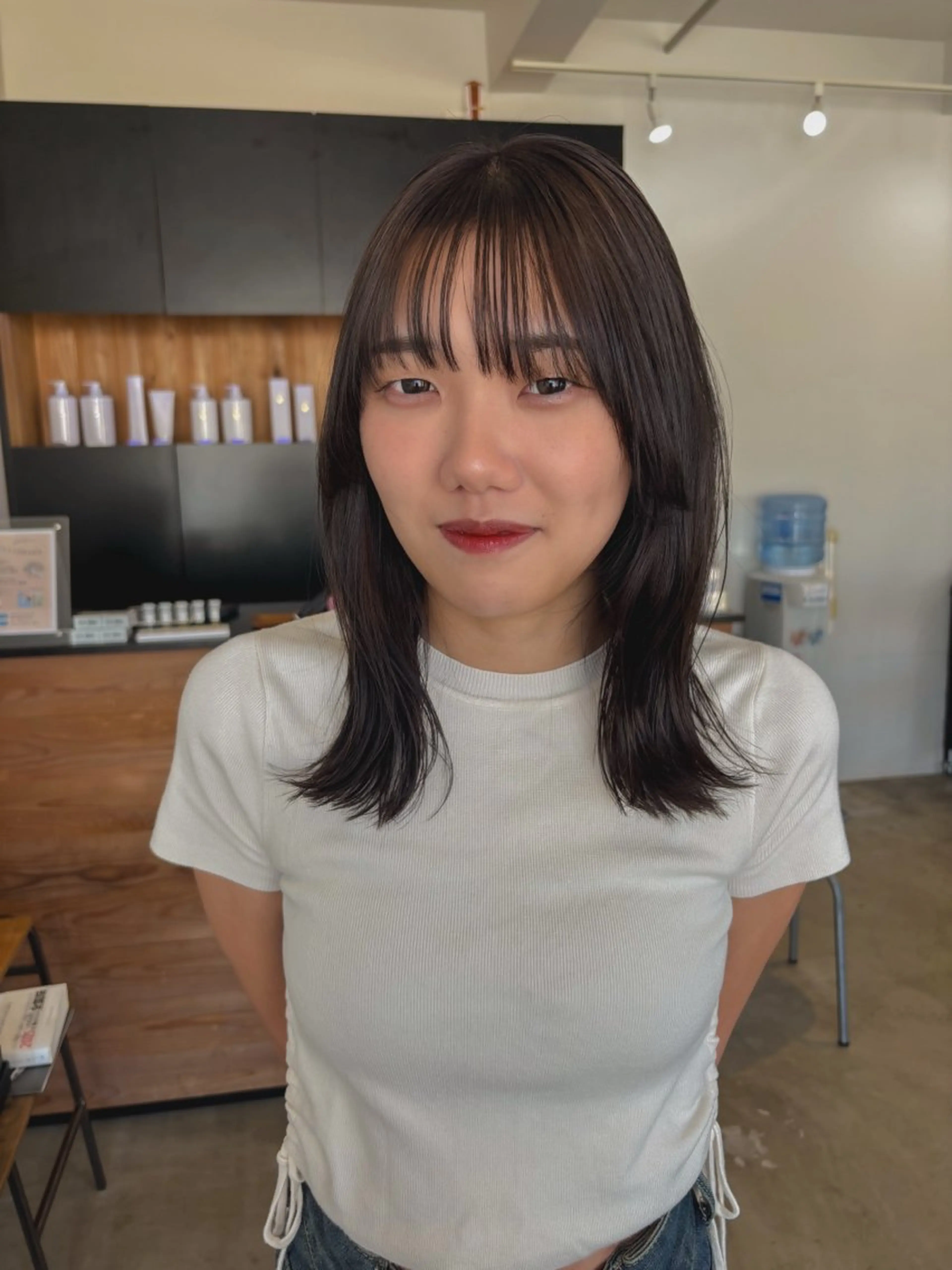 ミディアム カラー カット plus HAIR いずみのヘアスタイル