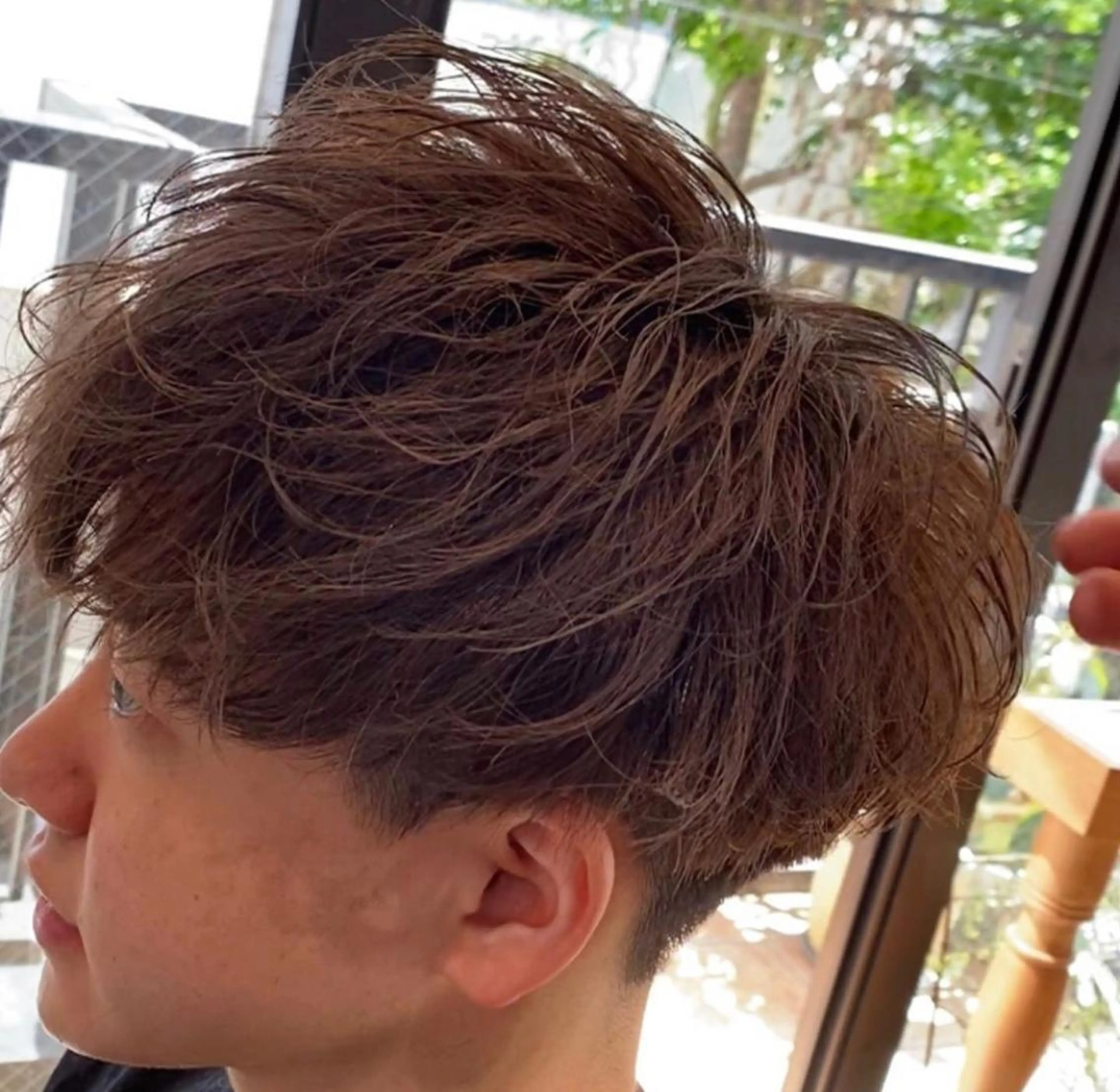 メンズ カット ヘアセット 海外レイヤー鯉渕 【海外風メンズも◎】のヘアスタイル