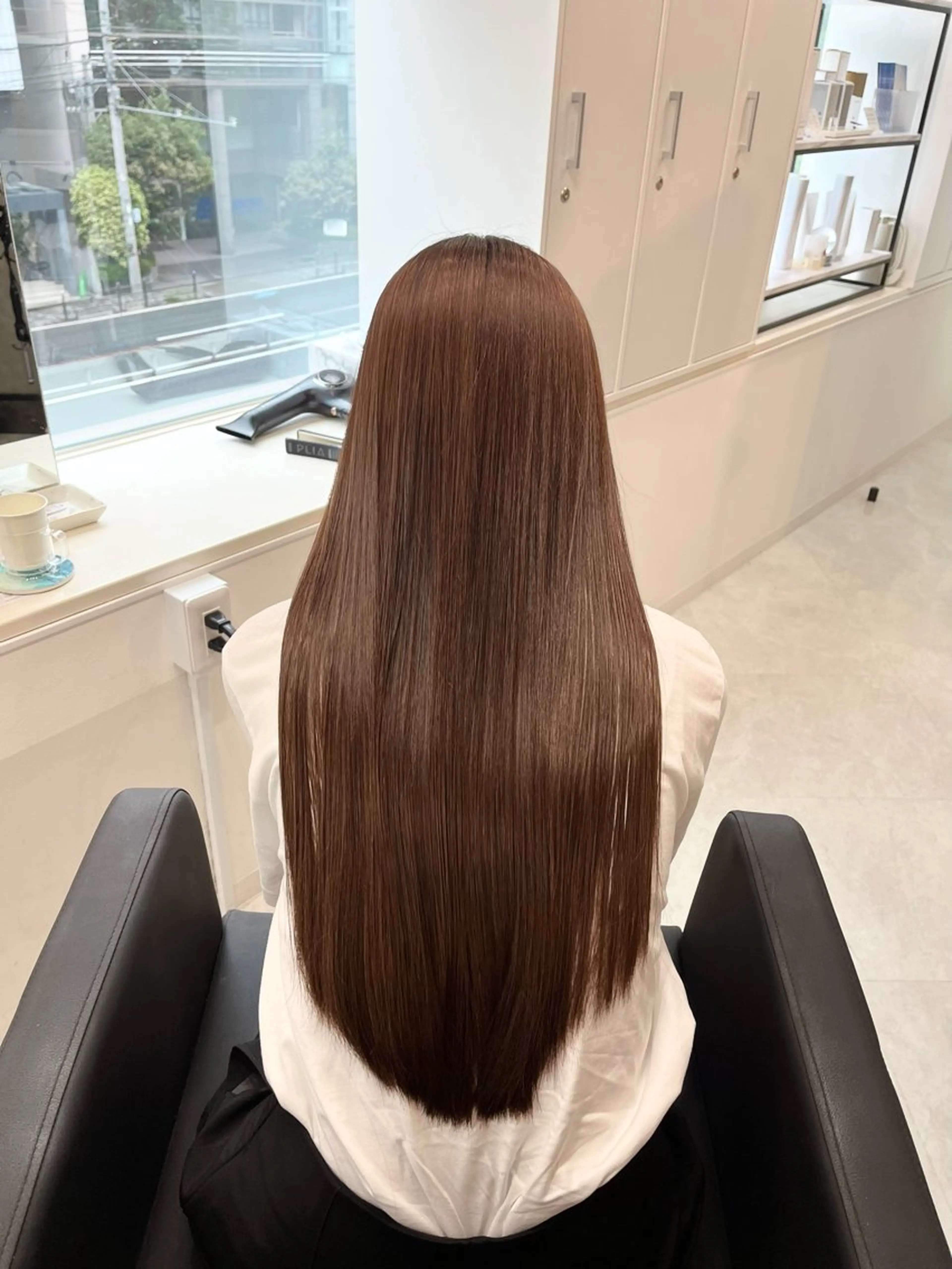 ロング カラー ブラウンカラー marshu所属・似合わせ/艶カラー /大阪/nanaのヘアスタイル