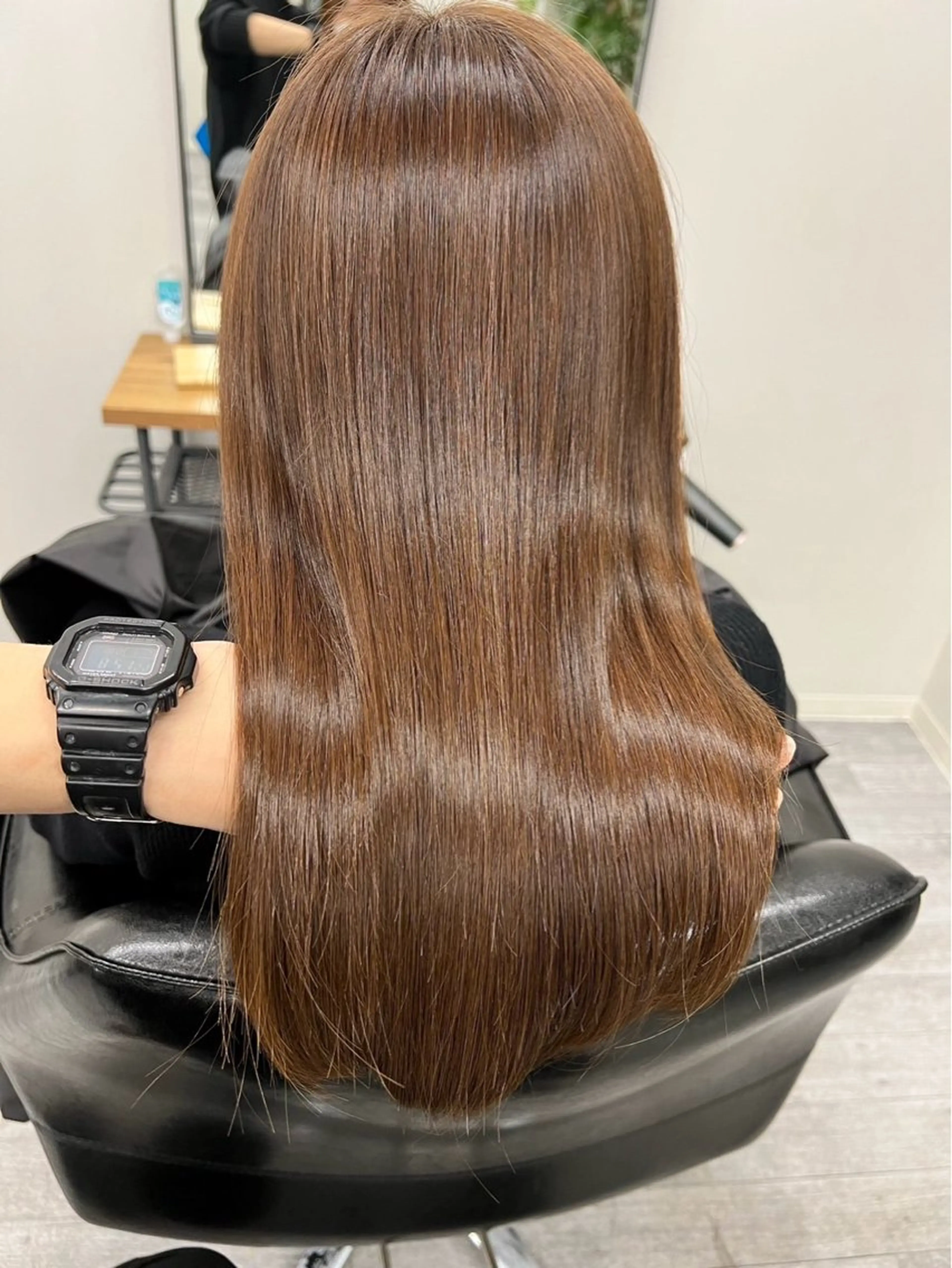 ロング トリートメント ヘアカラー 永尾 幸太郎のヘアスタイル