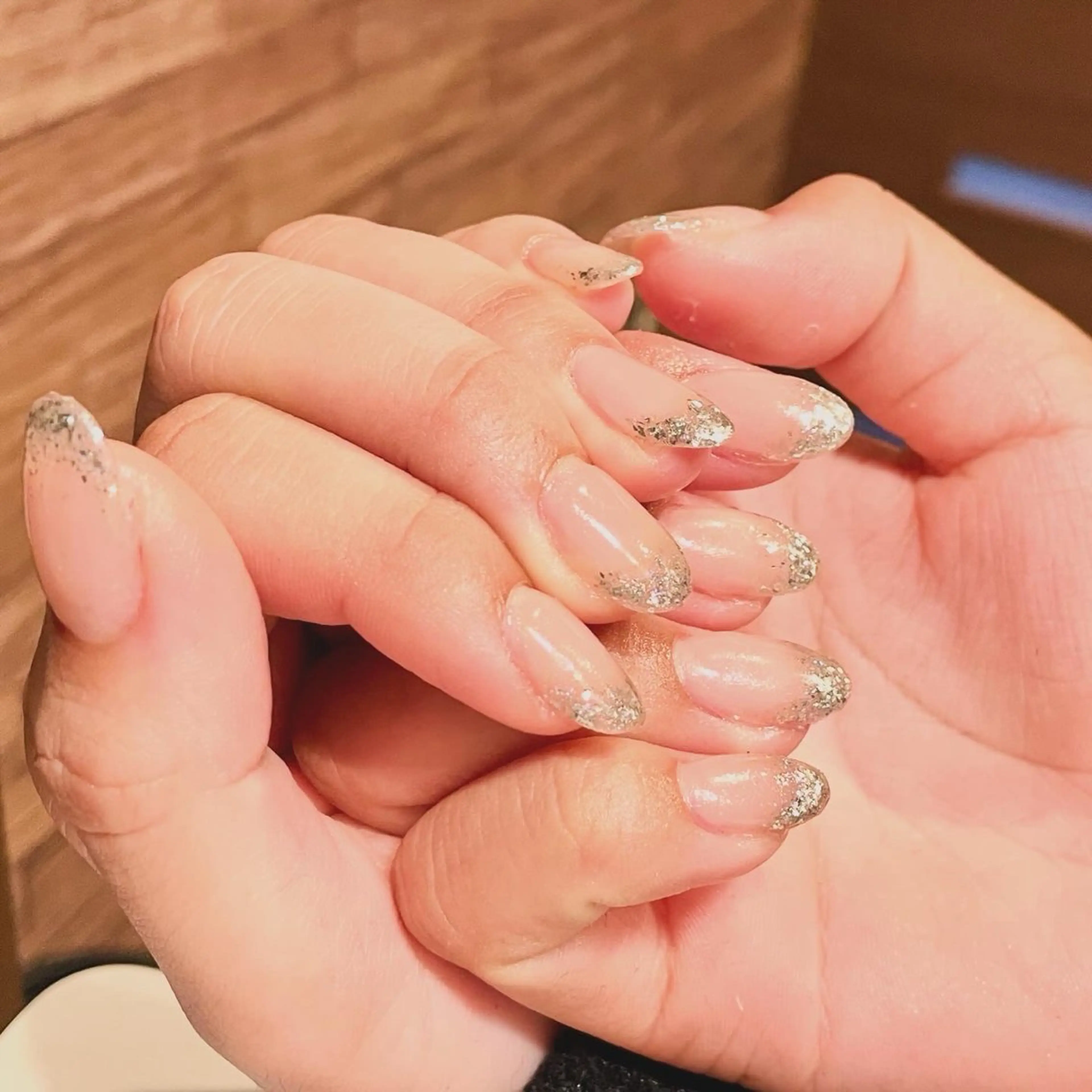 ネイル フレンチネイル ラメ(グリッター) KAUI +所属・KAUI +🌺 Maiのエステ・リラクイメージ