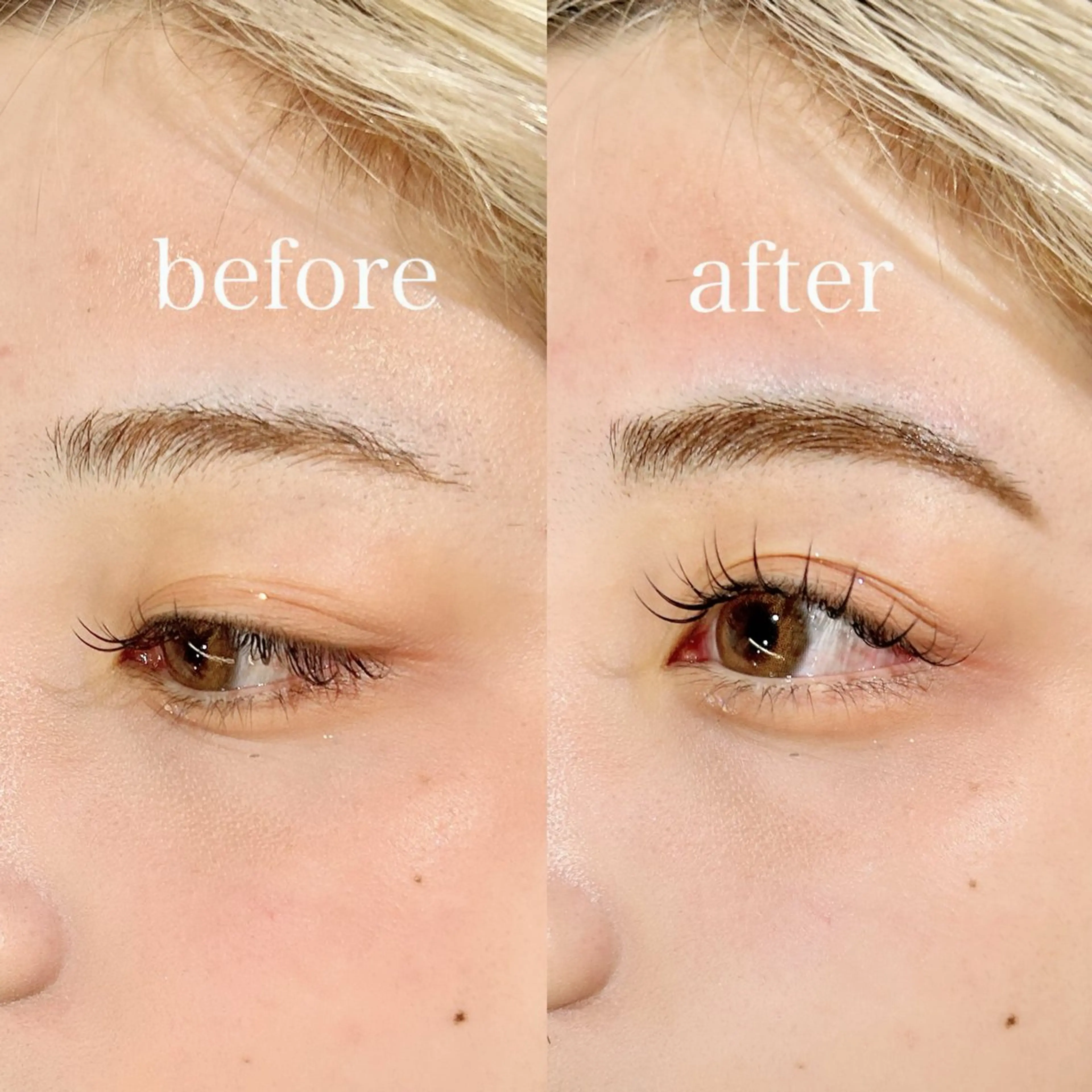 【minimo限定🉐】パリジェンヌラッシュリフト×眉毛ワックス脱毛✨の写真